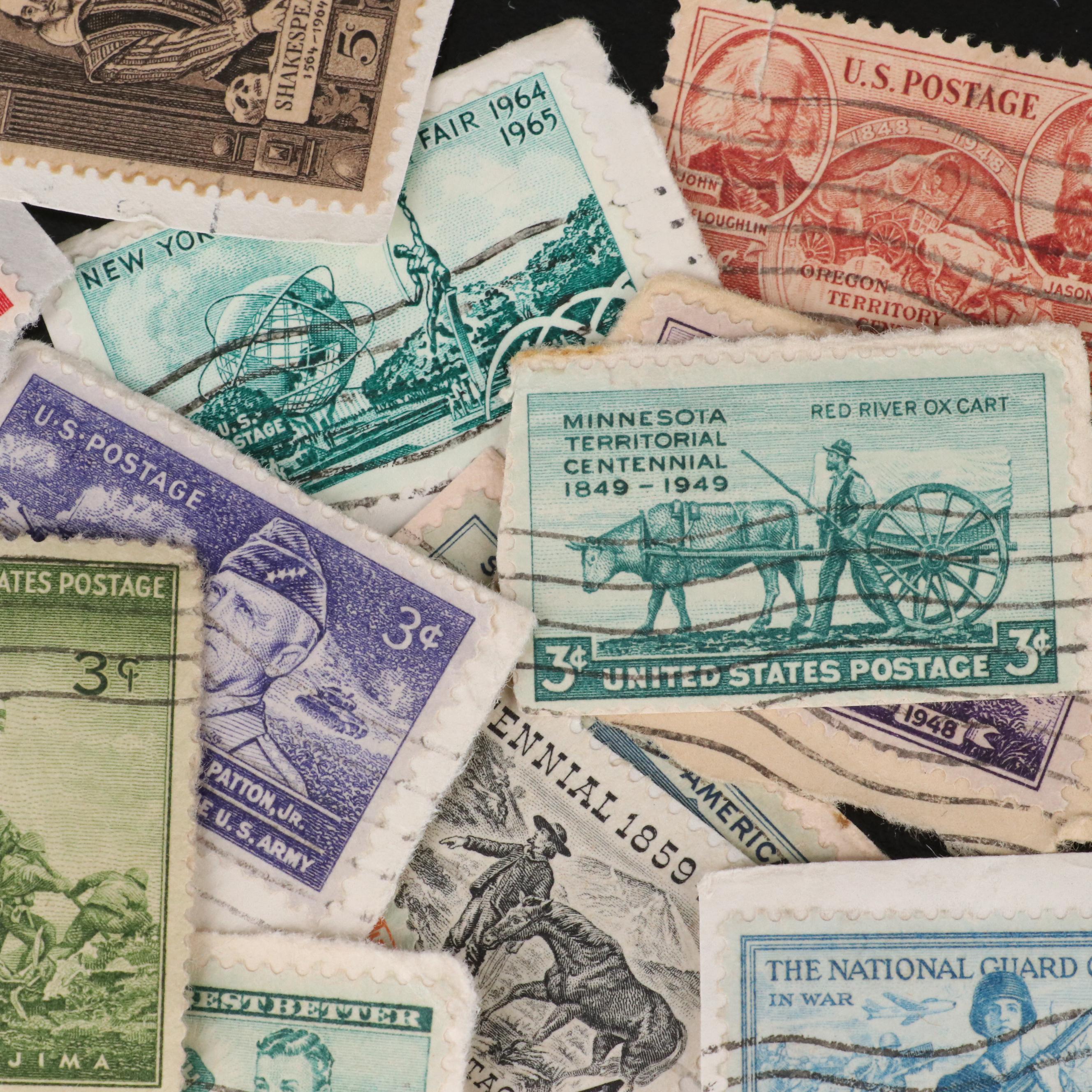 Large Assortment of U.S. and Foreign Postage Stamps