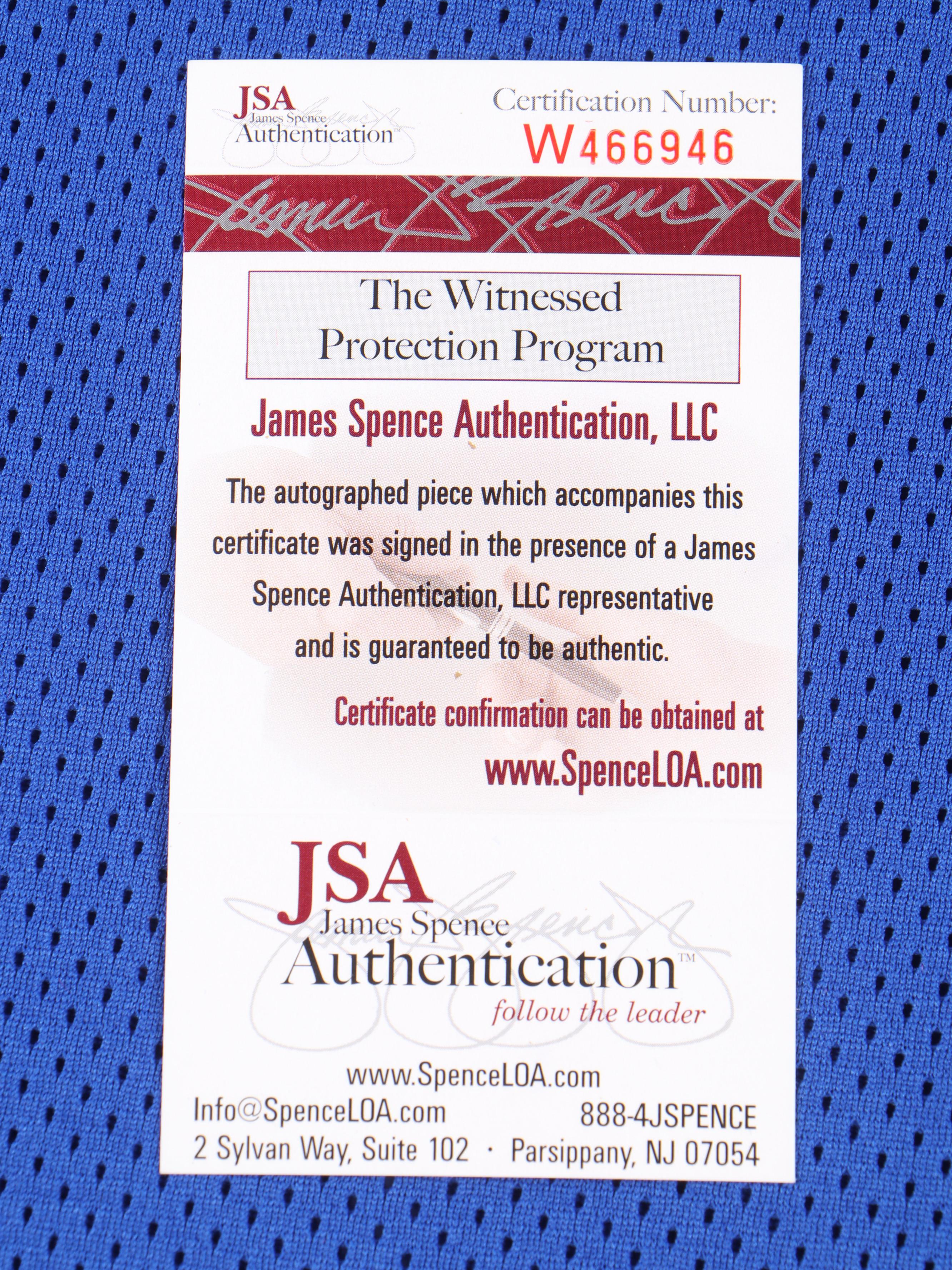 Y.A. Tittle Signed New York Giants Football Jersey