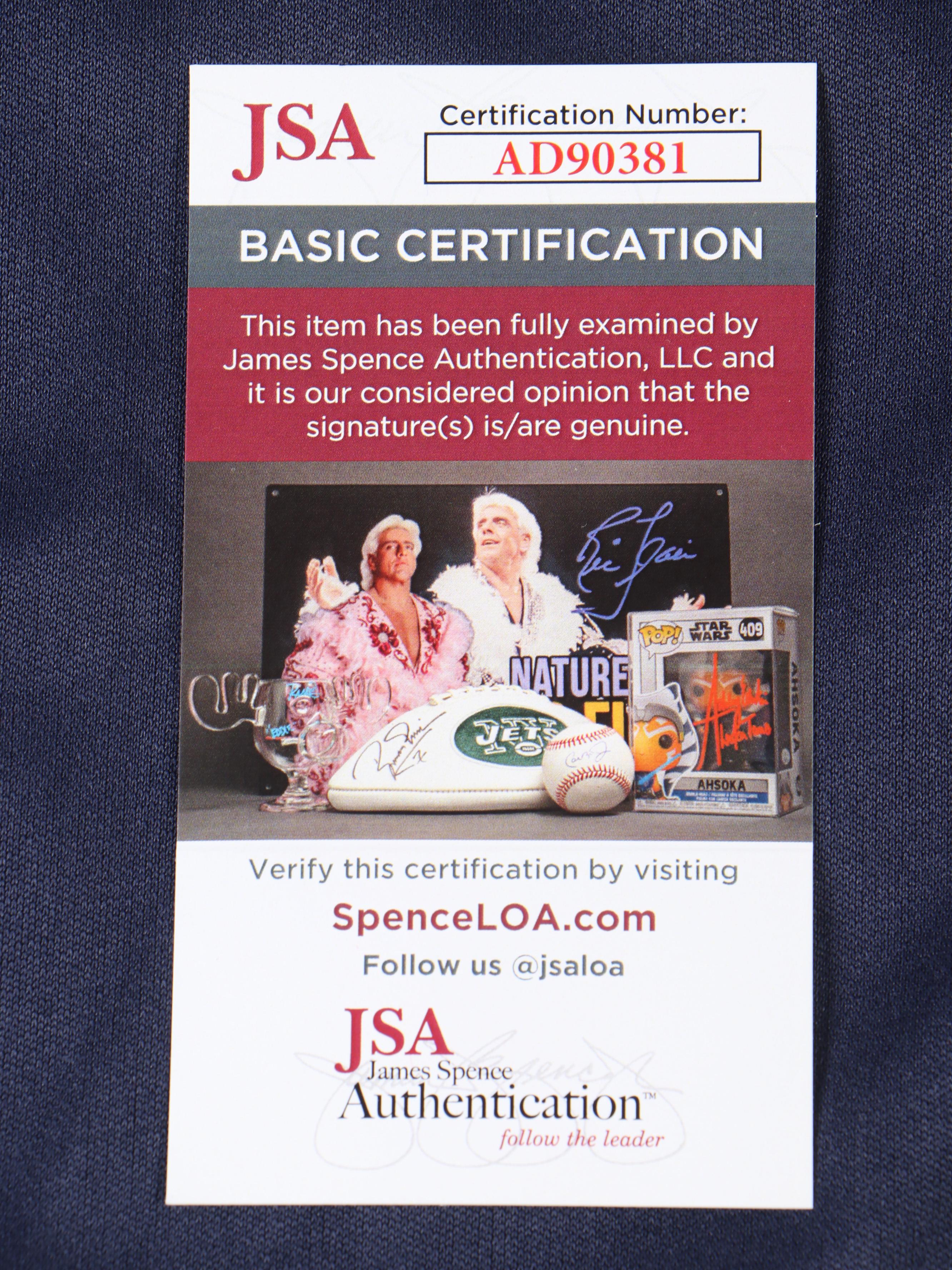 Juan Soto Signed Washington Nationals Baseball Jersey