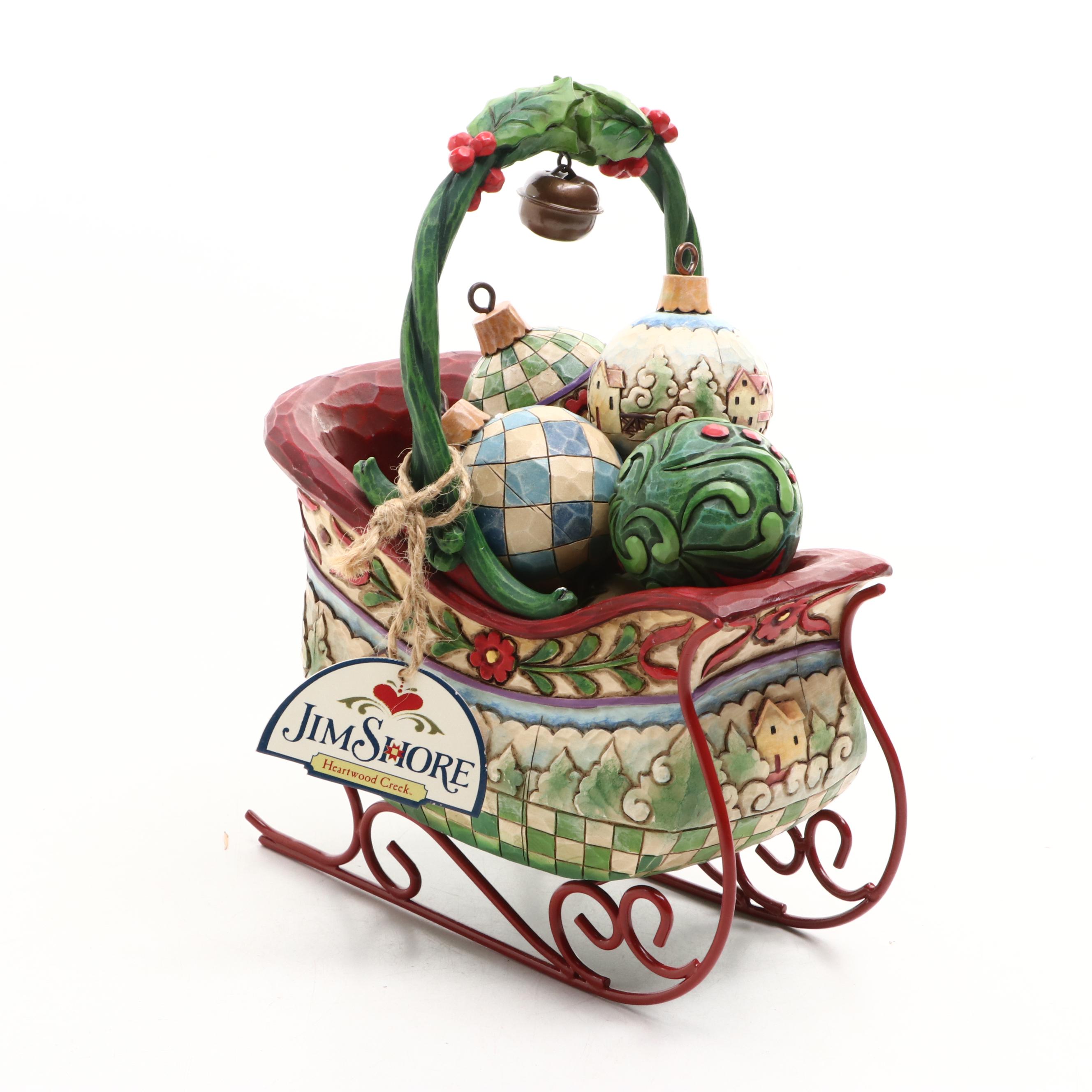 Jim Shore "Sleigh Bells Ring" and Other Holiday Figurines