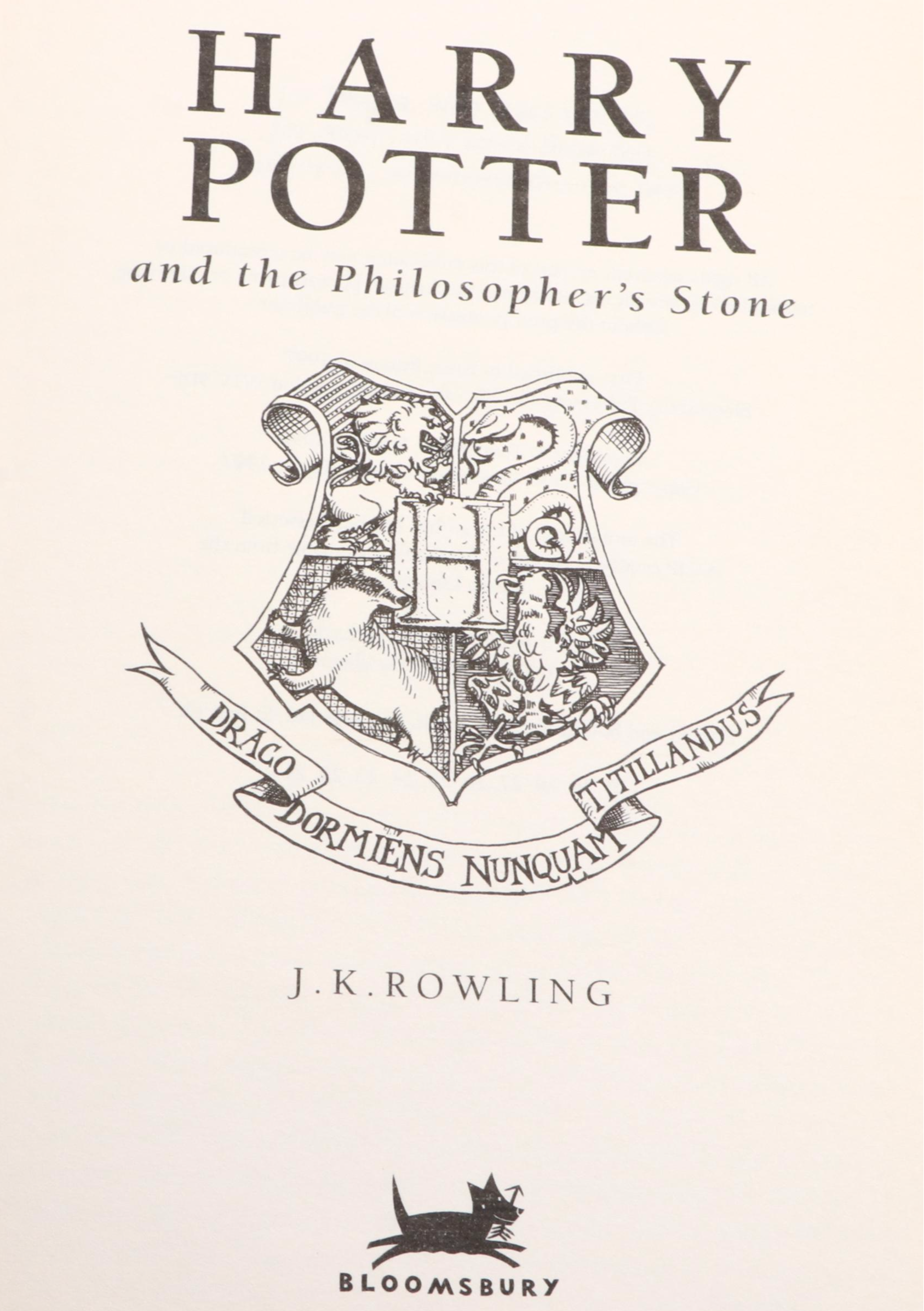 First UK Edition "Harry Potter" Complete Series by J. K. Rowling