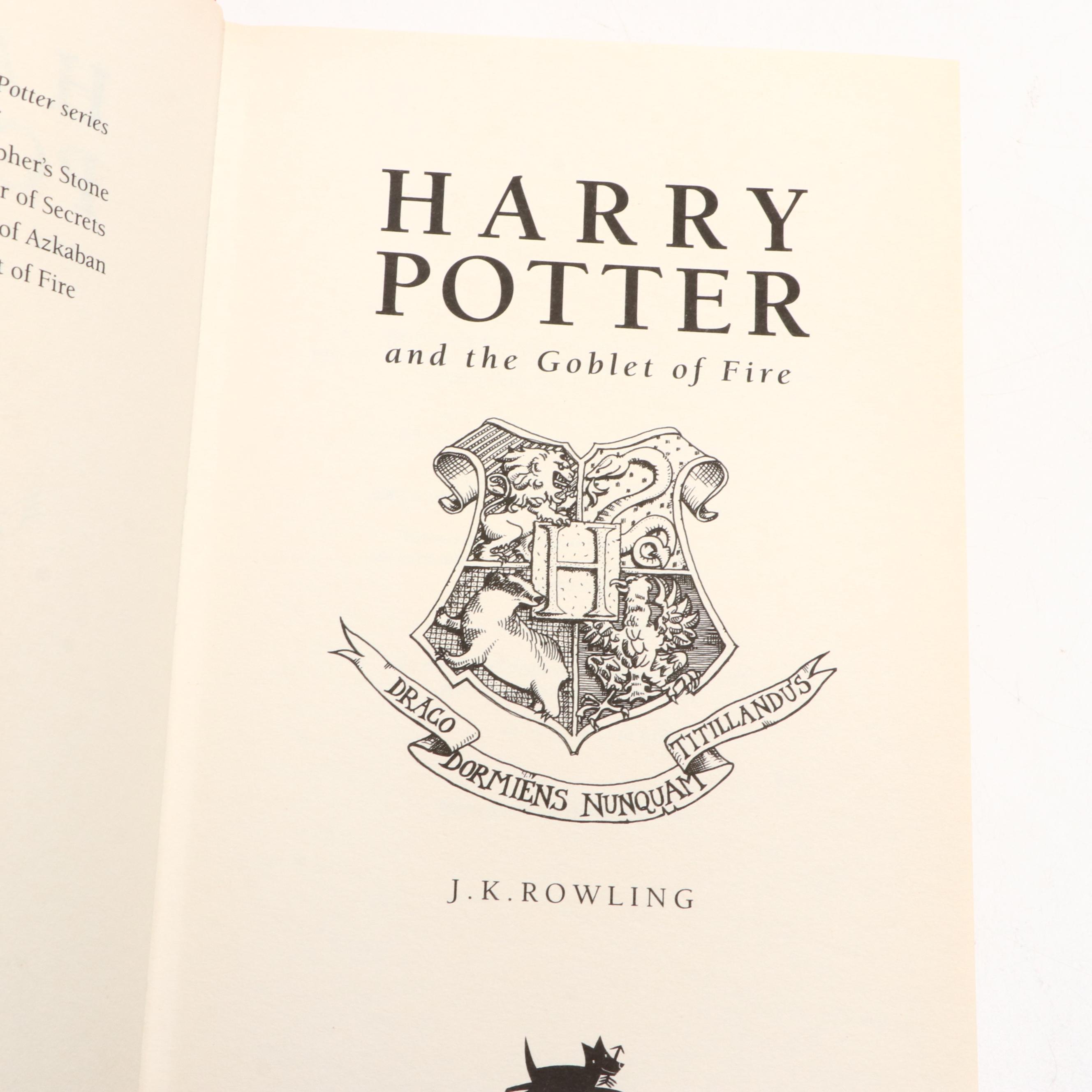 First UK Edition "Harry Potter" Complete Series by J. K. Rowling