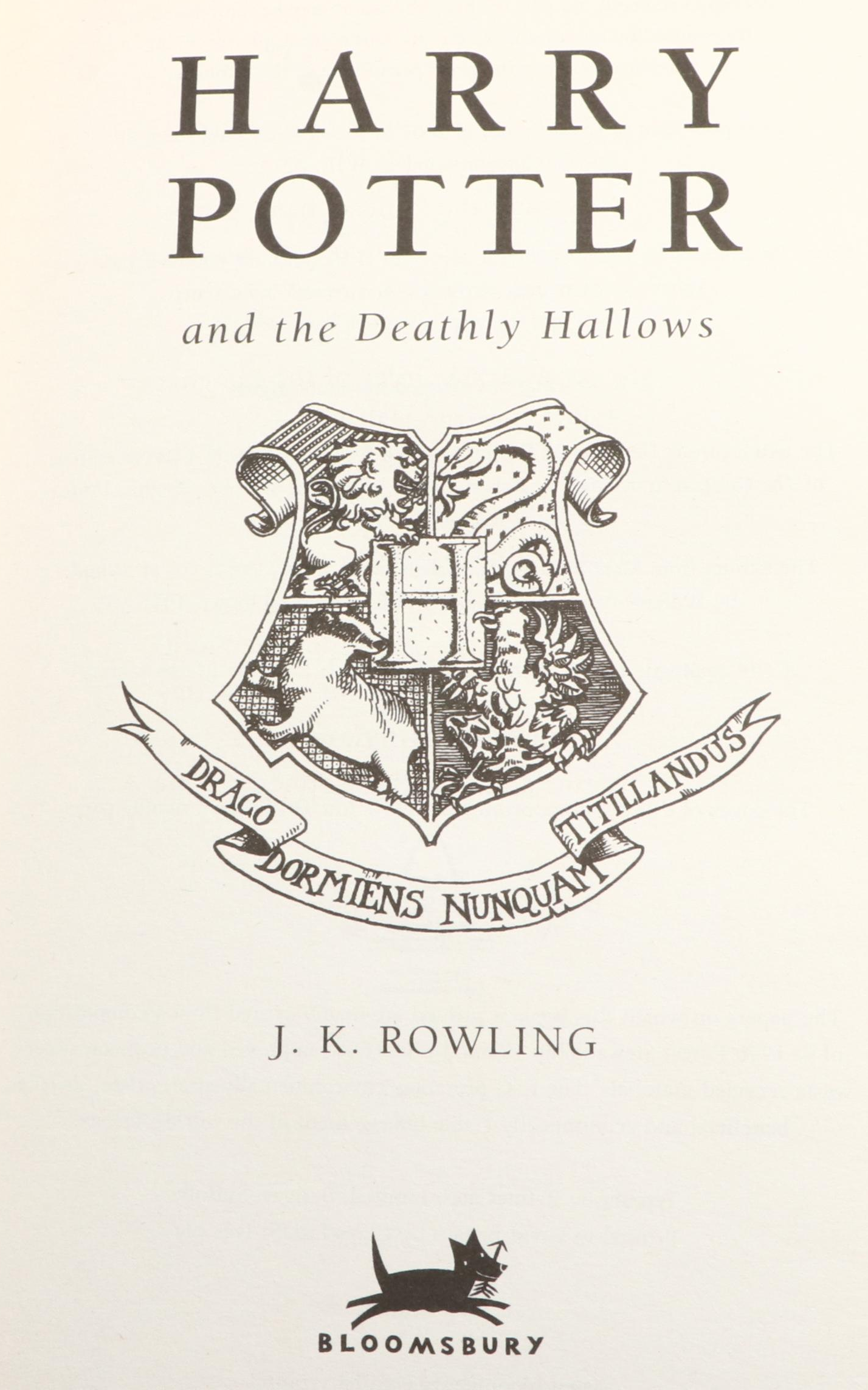 First UK Edition "Harry Potter" Complete Series by J. K. Rowling