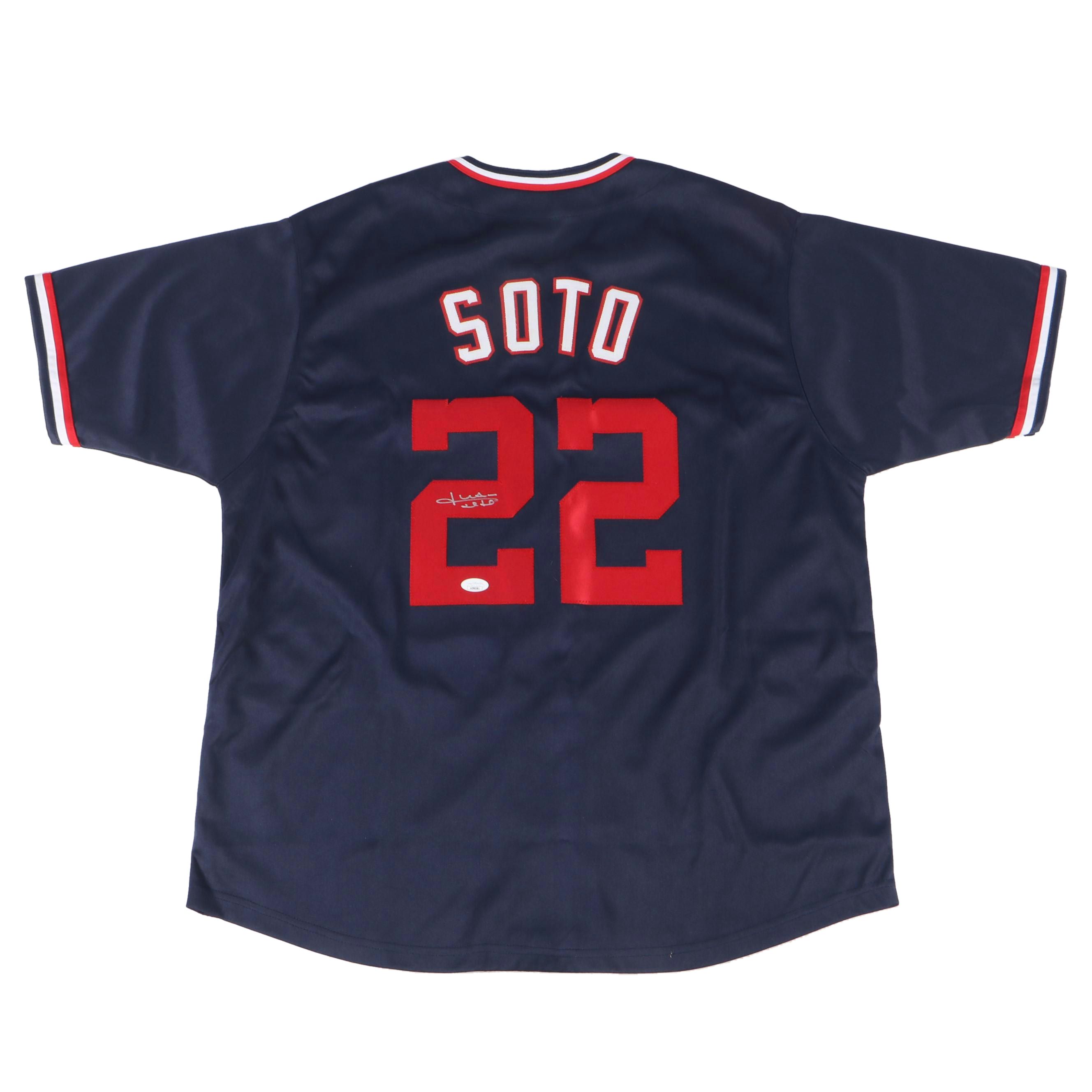 Juan Soto Signed Washington Nationals Baseball Jersey