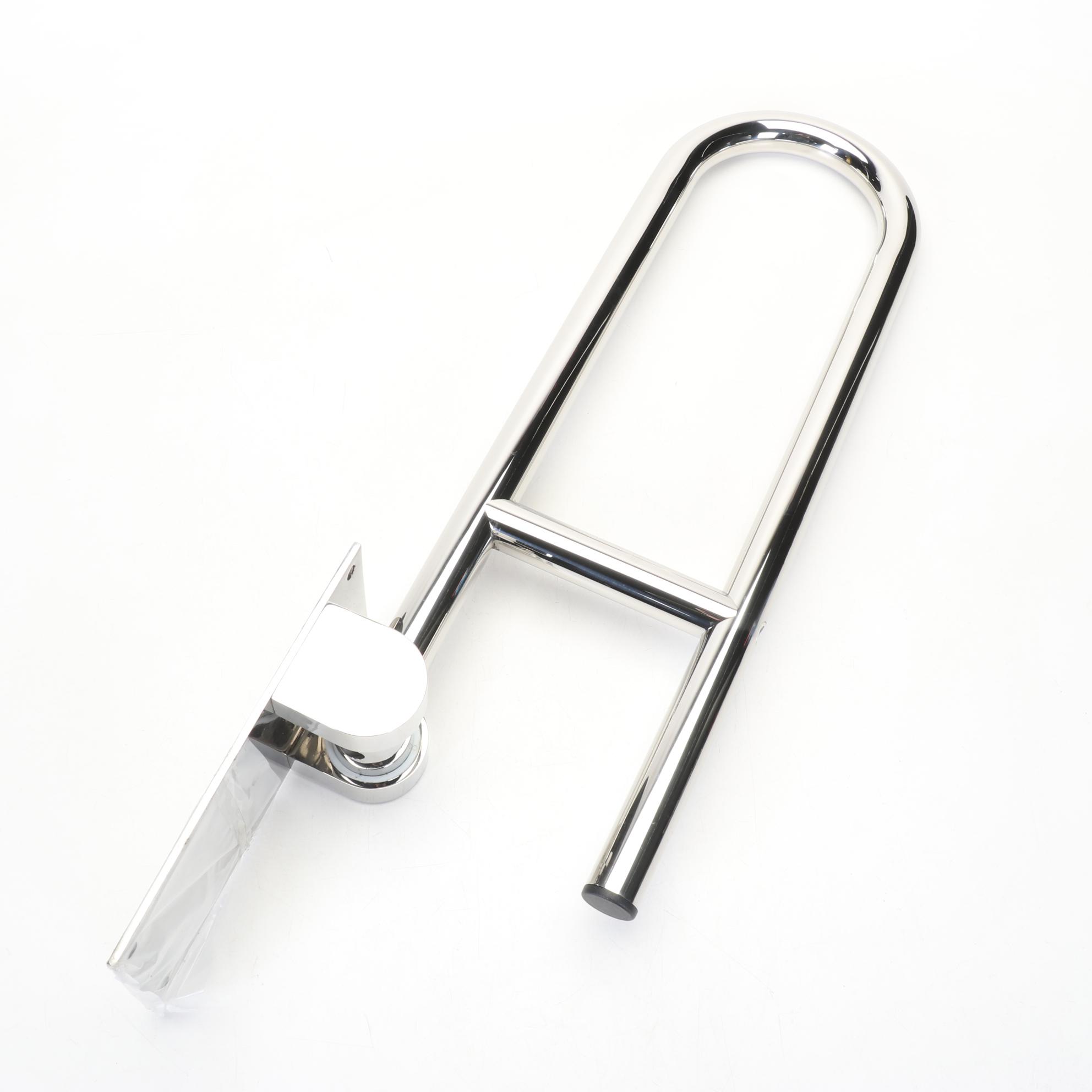 Stainless Steel Flip-Up Grab Bar