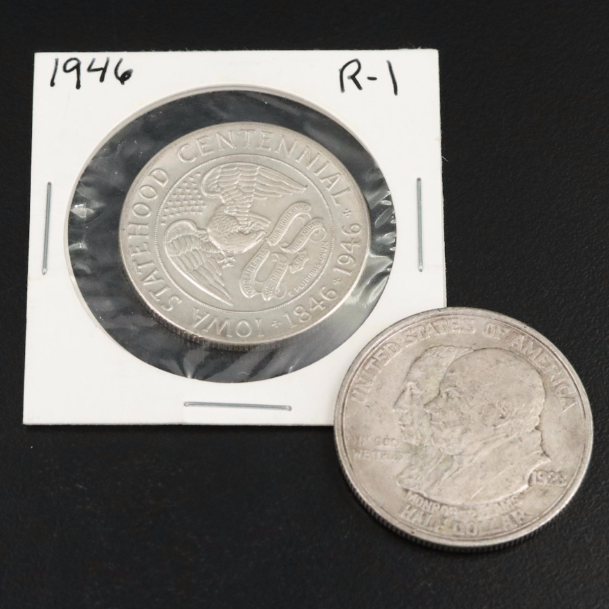 Two Commemorative Silver Half Dollars, 1923 and 1946 | EBTH