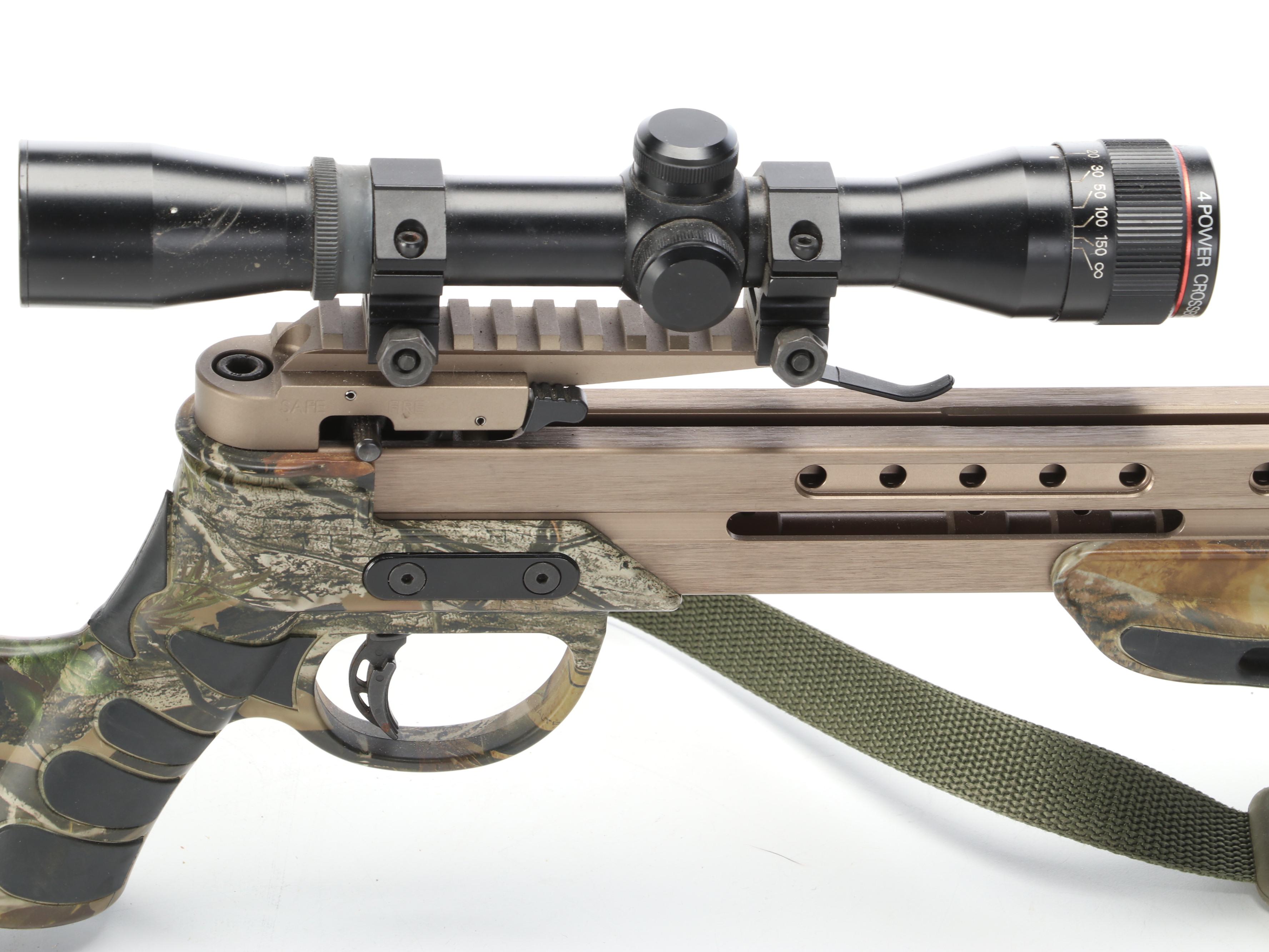 Real Tree Ultra-Lite Express Crossbow, Simmons Scope, Horton Carbon Arrows, More