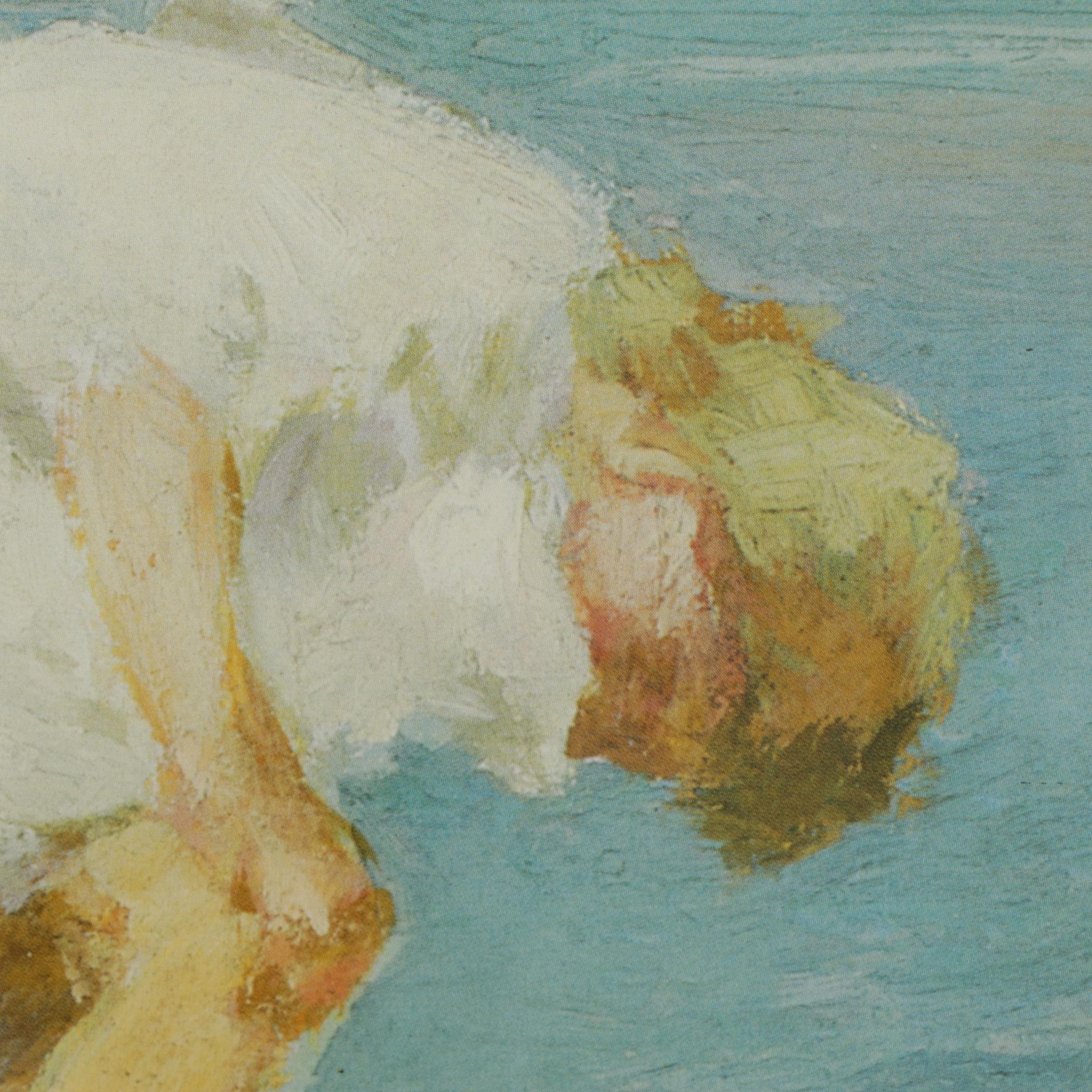 Beach Scene Offset Lithograph After Edward Henry Potthast "A Holiday"