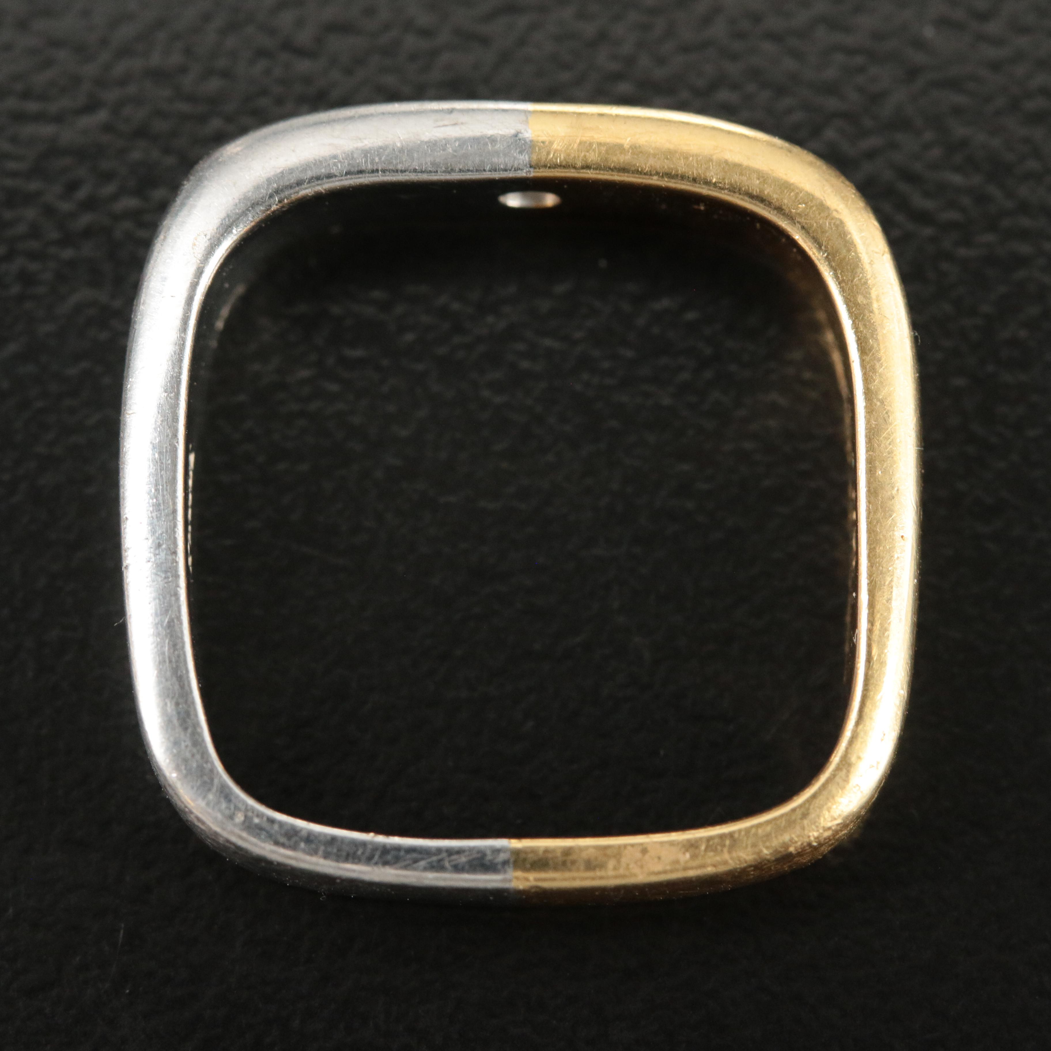 Piaget 18K Two-Tone Ring with Diamond Accent