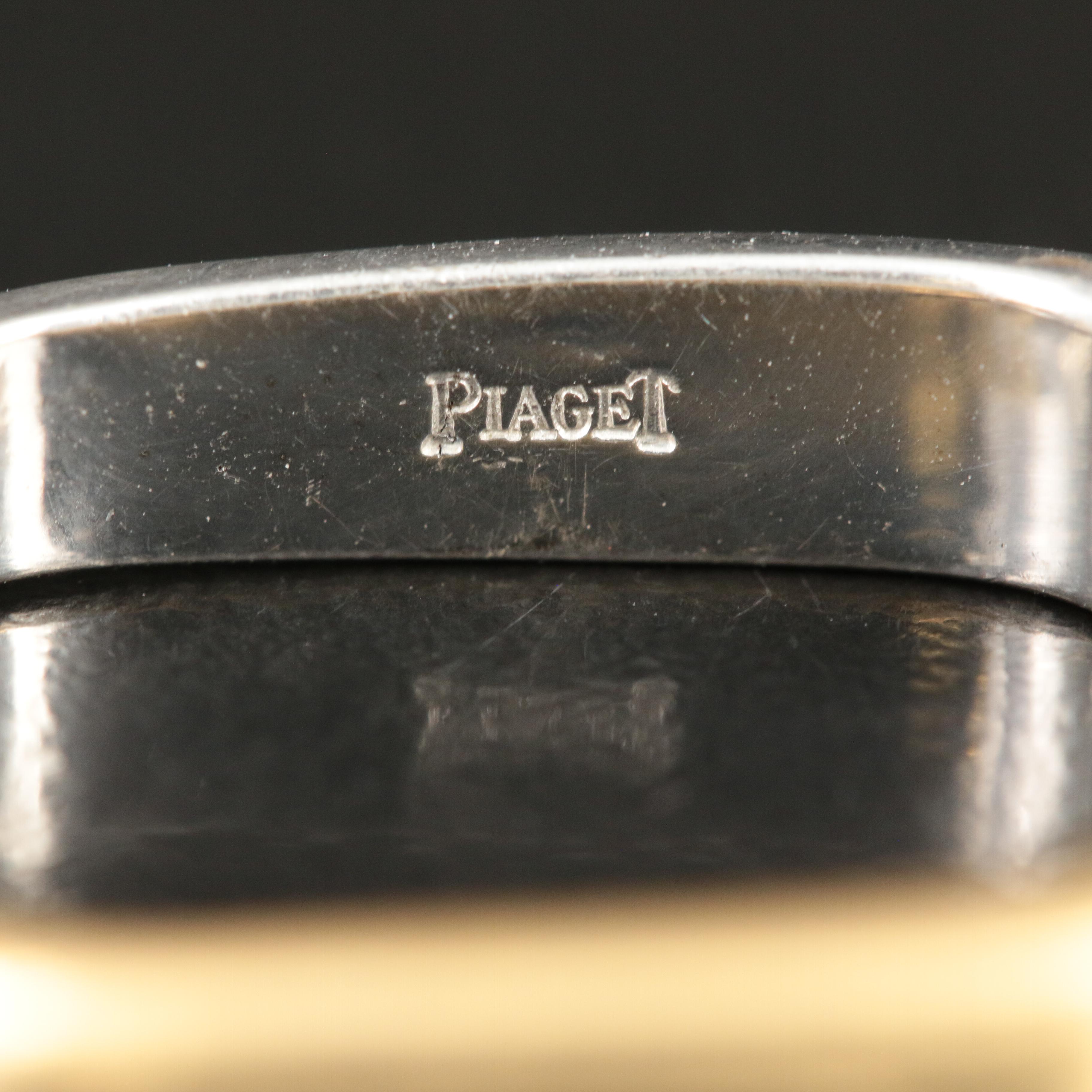 Piaget 18K Two-Tone Ring with Diamond Accent