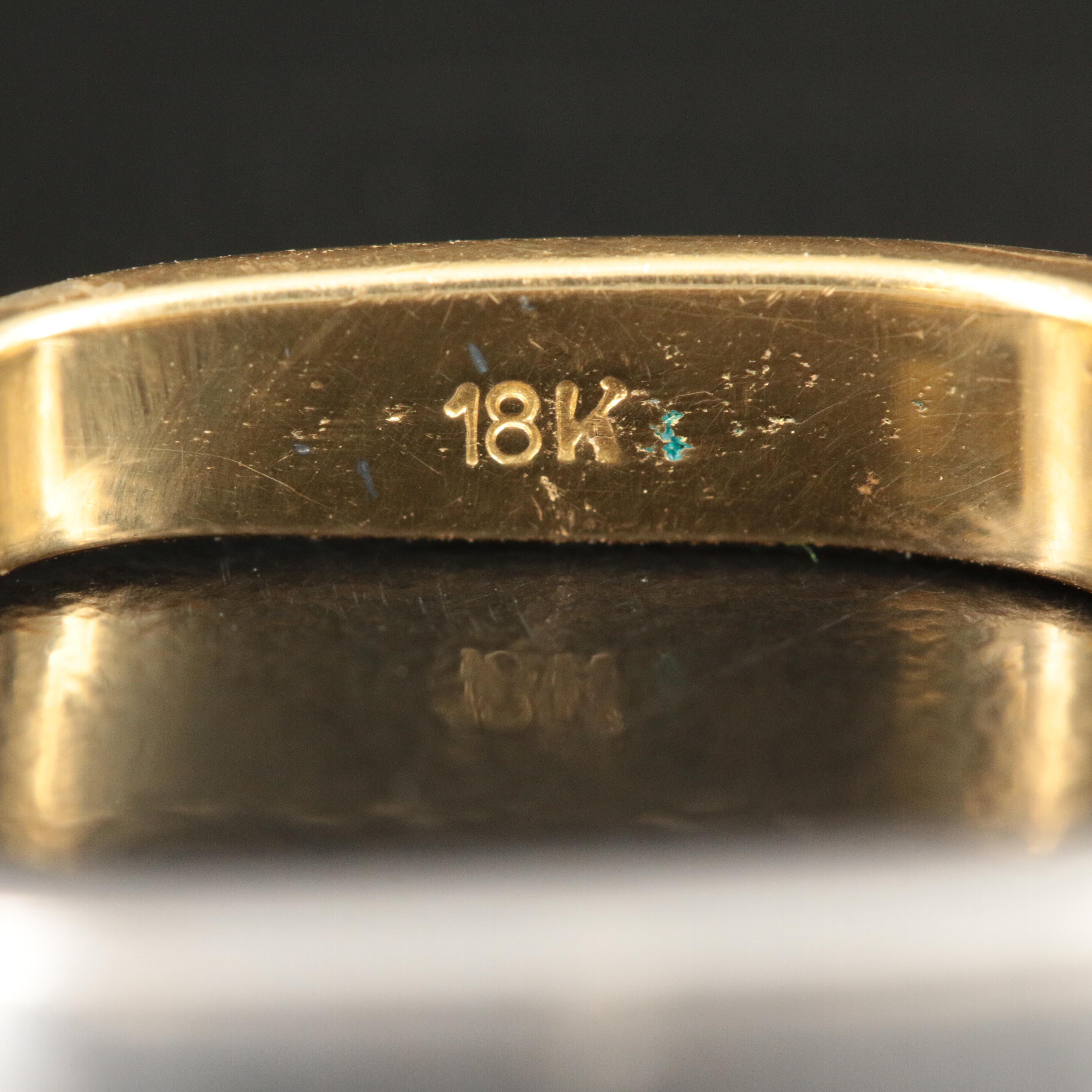 Piaget 18K Two-Tone Ring with Diamond Accent