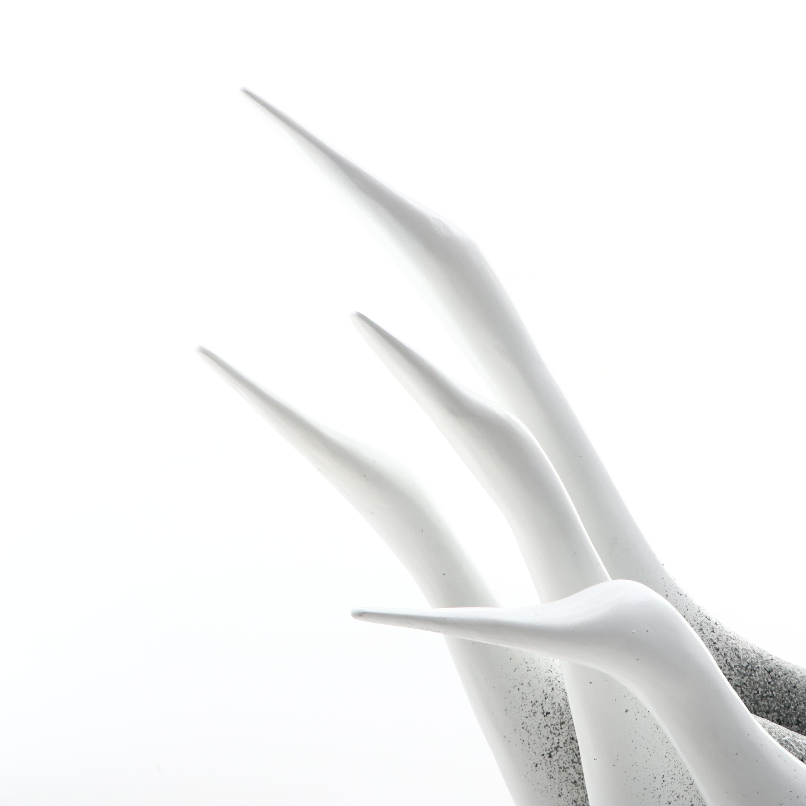 Modernist Wooden Bird Sculpture