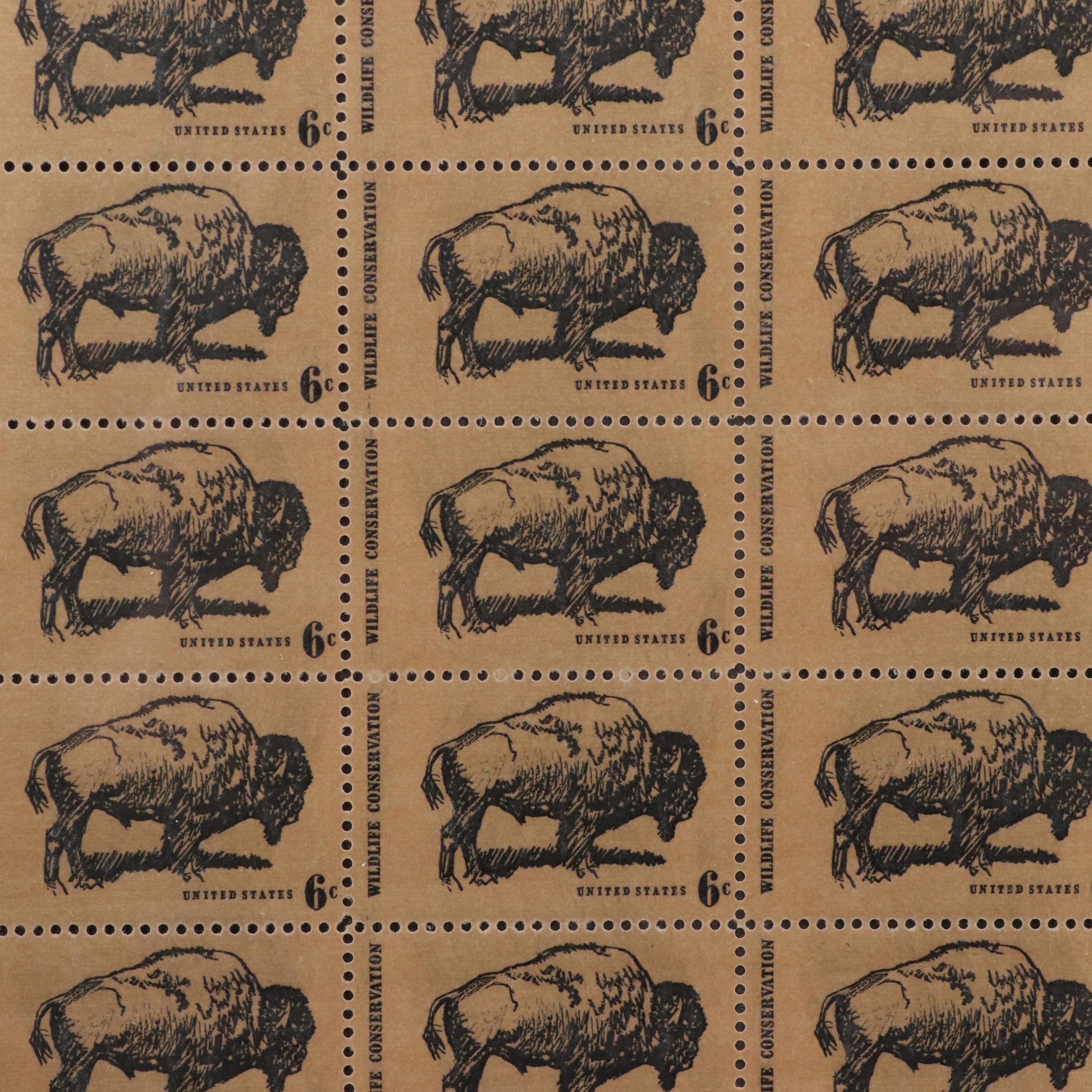 Over 400 Vintage U.S. Postage Stamp Sheets