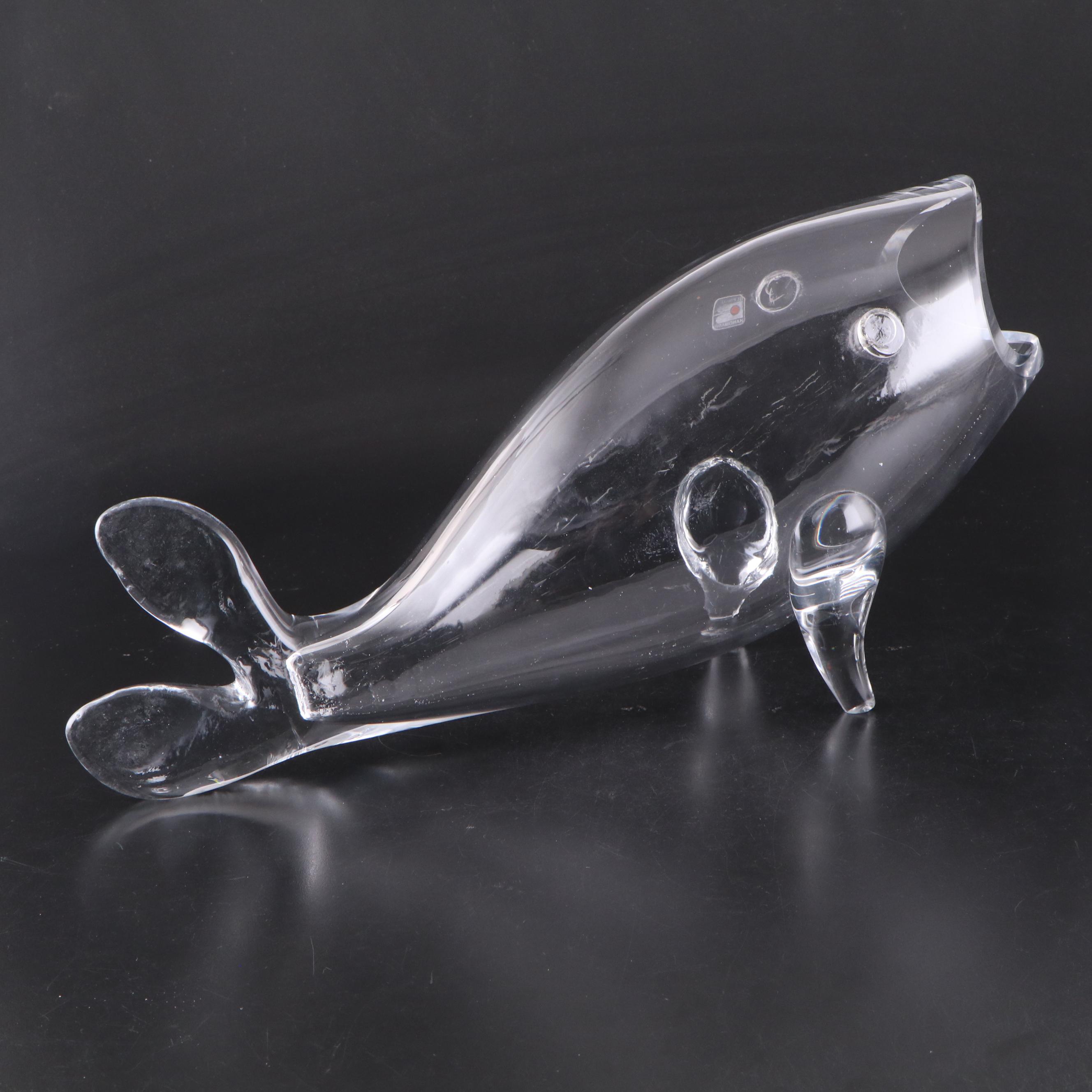 Blenko Blown Glass Fish, Late 20th Century