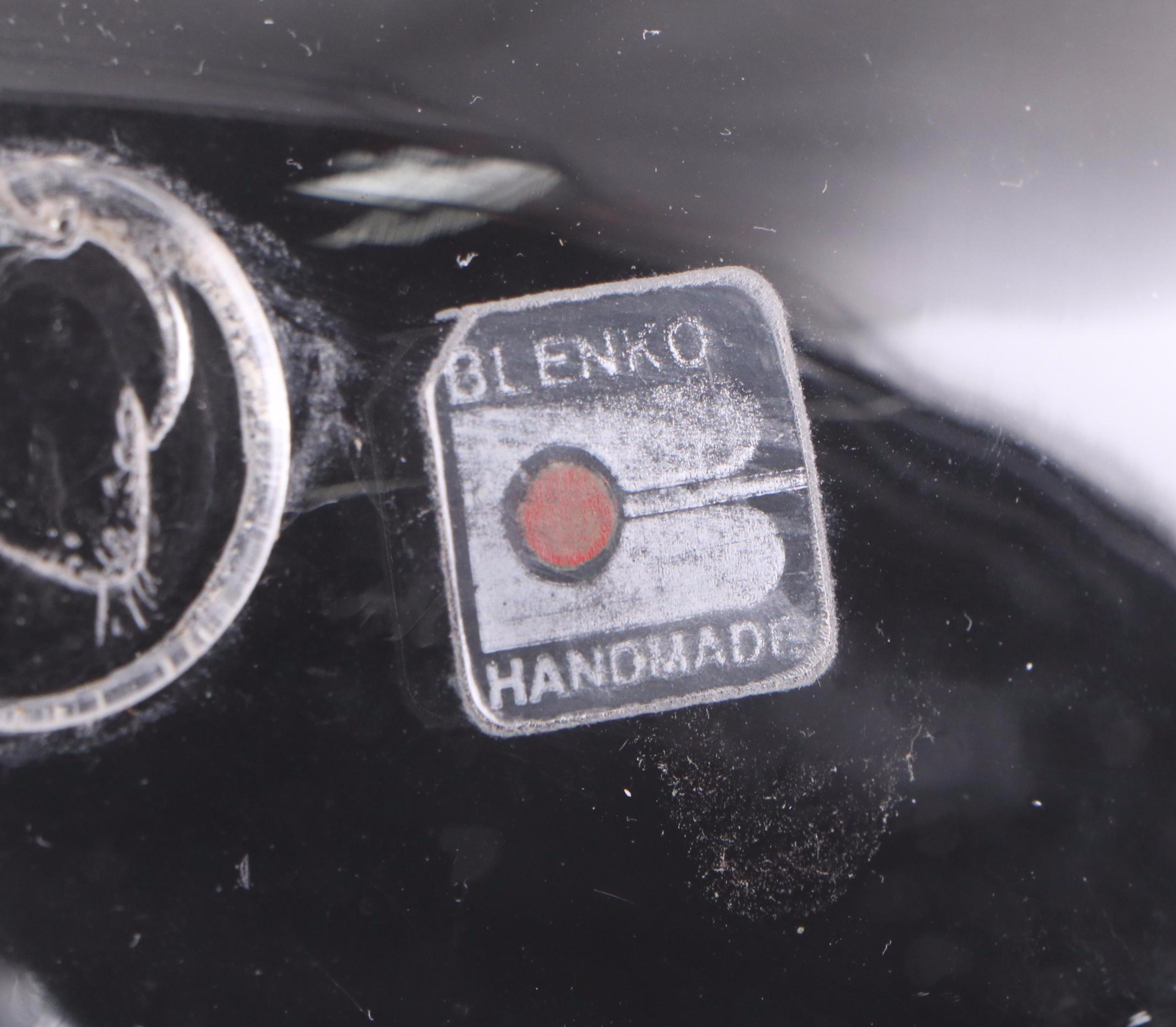 Blenko Blown Glass Fish, Late 20th Century