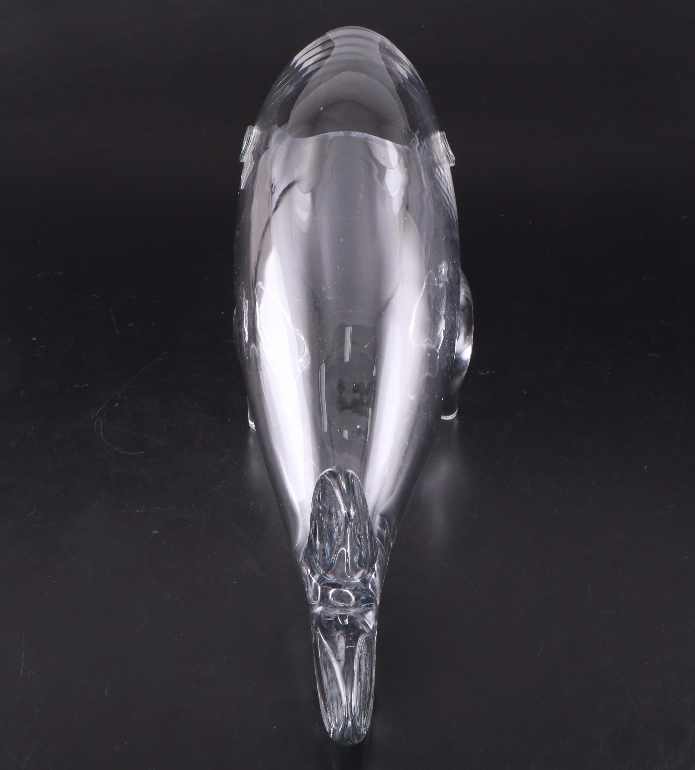 Blenko Blown Glass Fish, Late 20th Century
