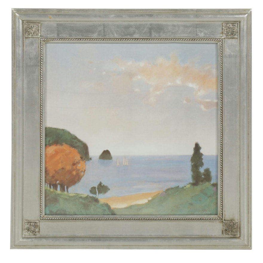 Offset Lithograph After Max Hayslette "Island Afternoon I"