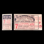 1940 Crosley Field Cincinnati Reds Vs. Detroit Tigers World Series Ticket Stub