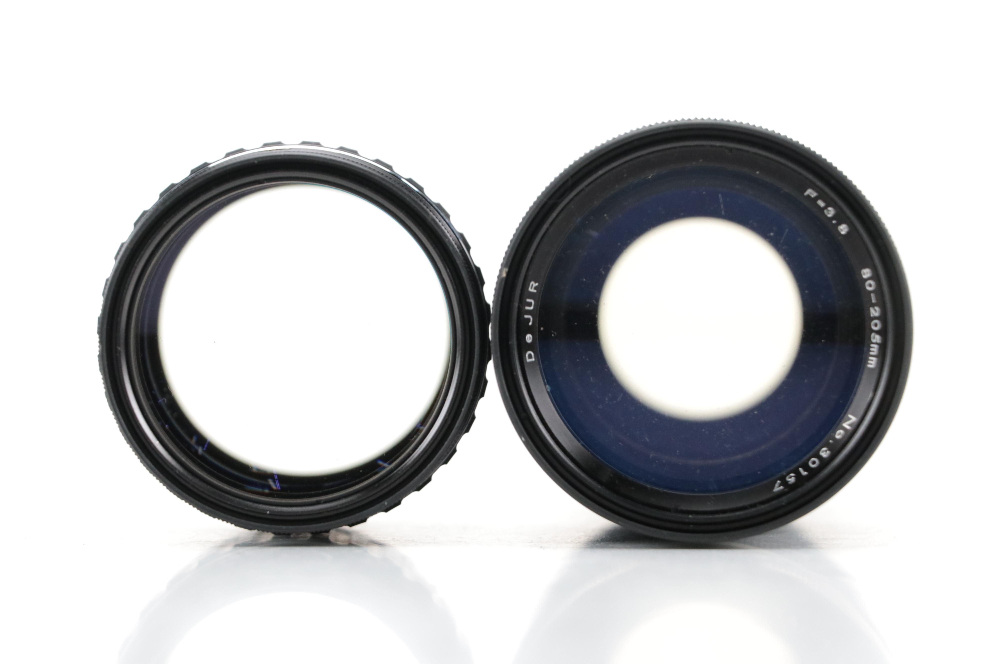 Pentax MX and K1000 Cameras with Lenses, Cases, and More Accessories