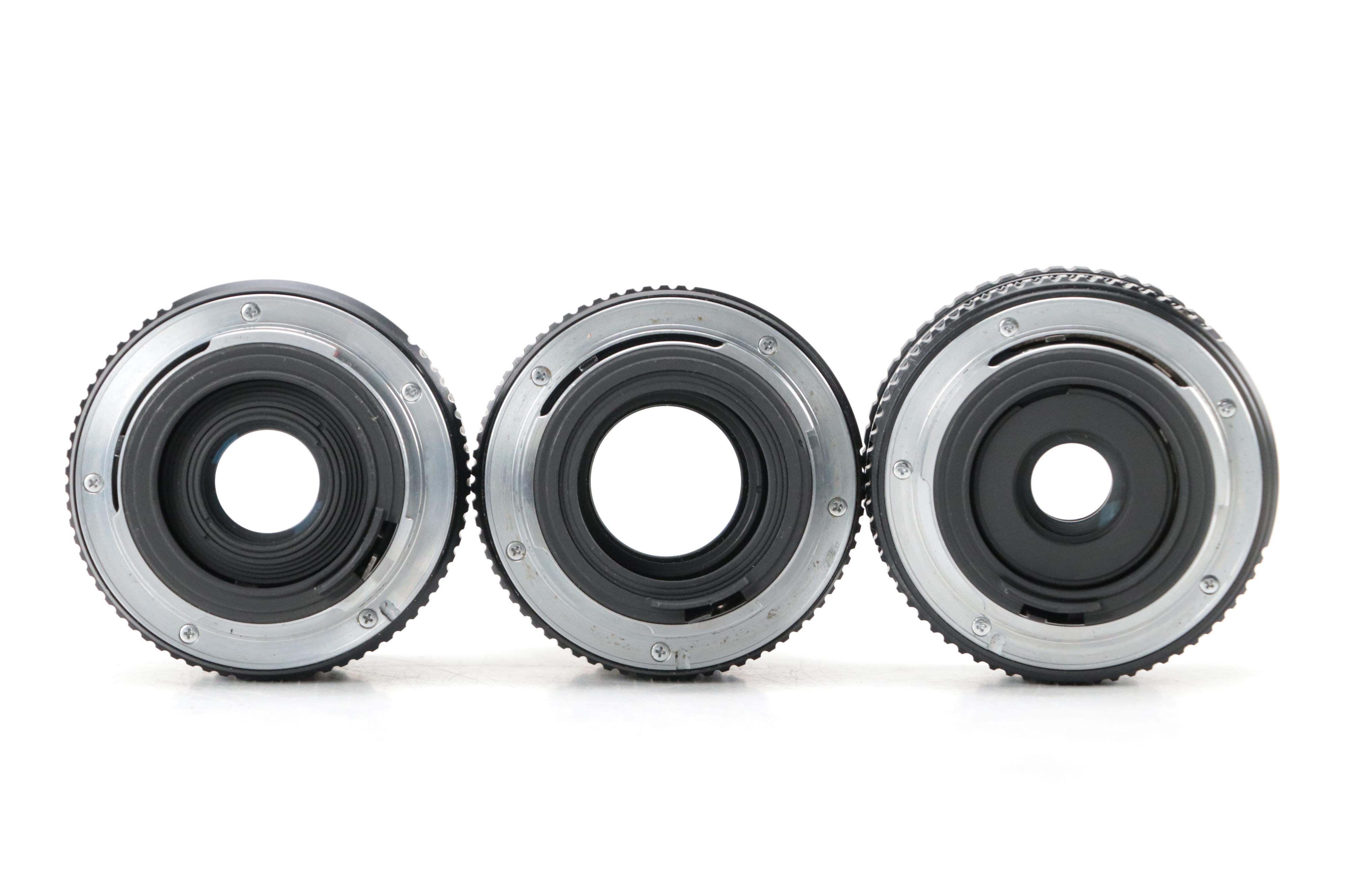 Pentax MX and K1000 Cameras with Lenses, Cases, and More Accessories