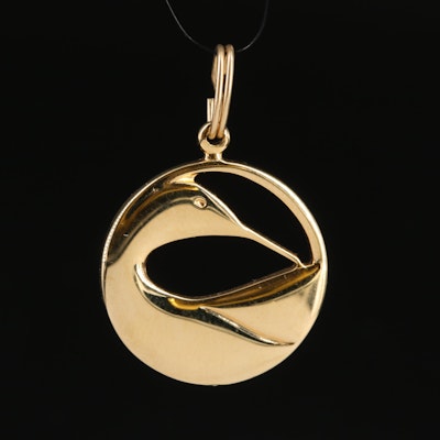 Kenneth Kantro "Preening Loon" Pendant