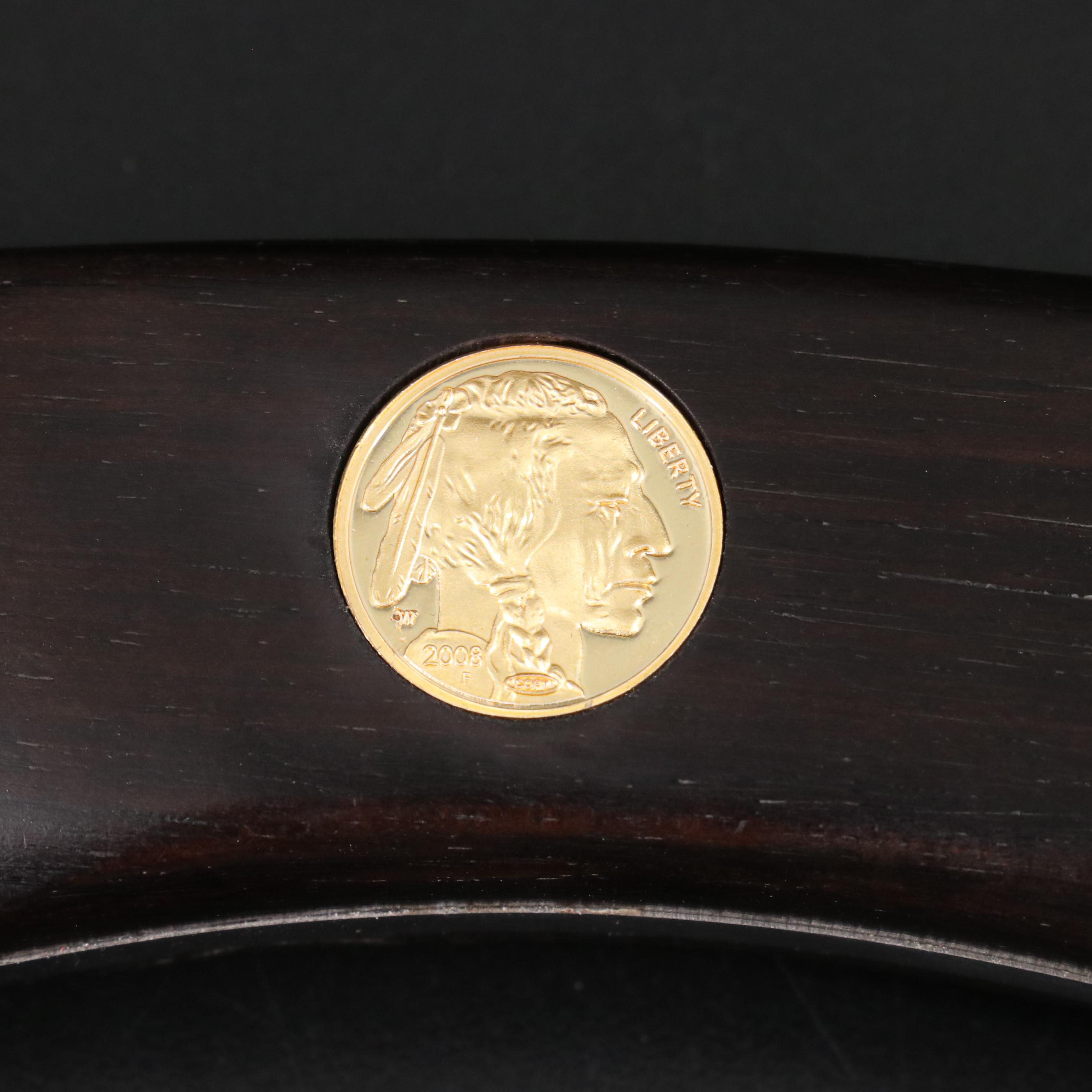 American West Gold and Silver Bowie Knife by American Mint