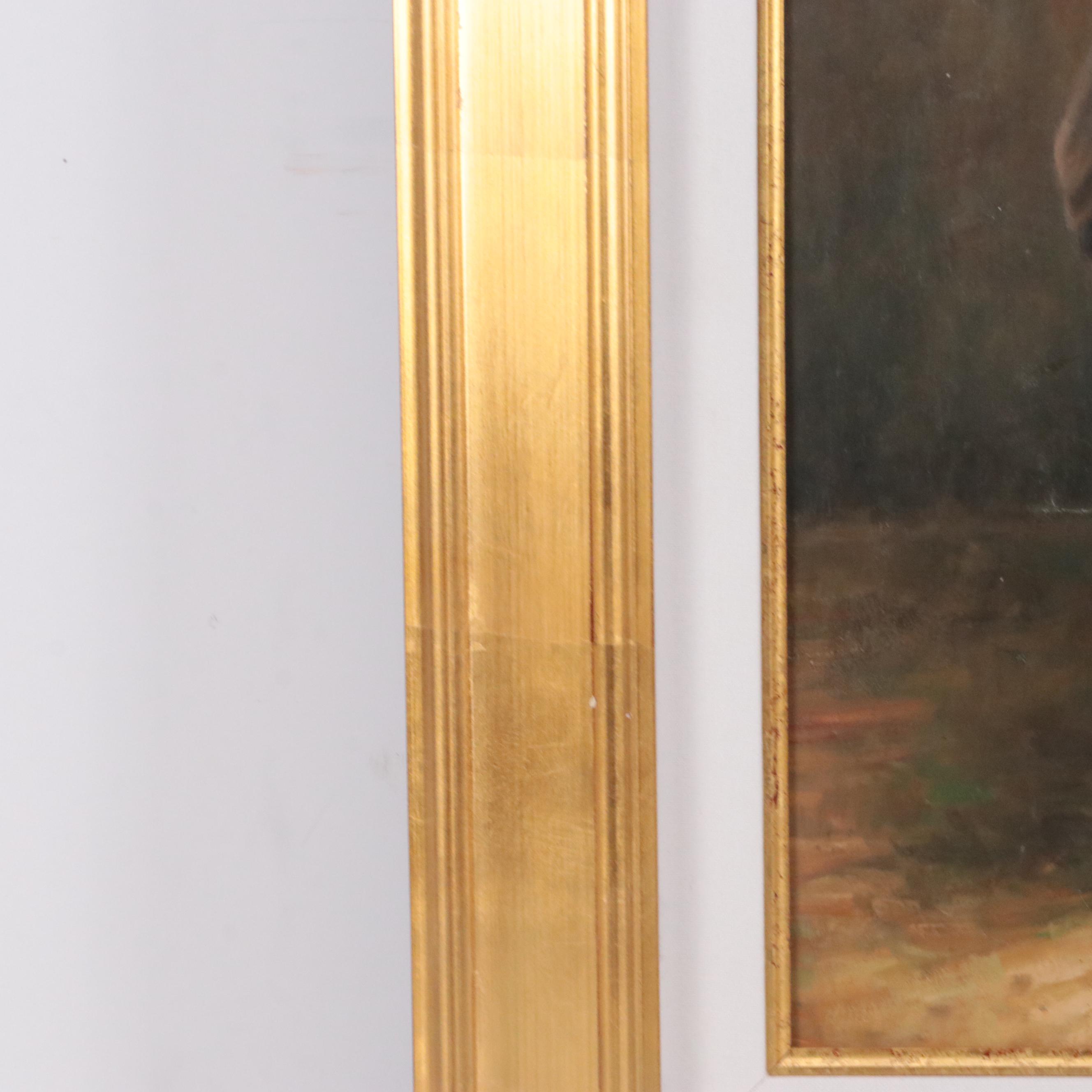 Oil Painting After Bouguereau  "The Broken Pitcher"