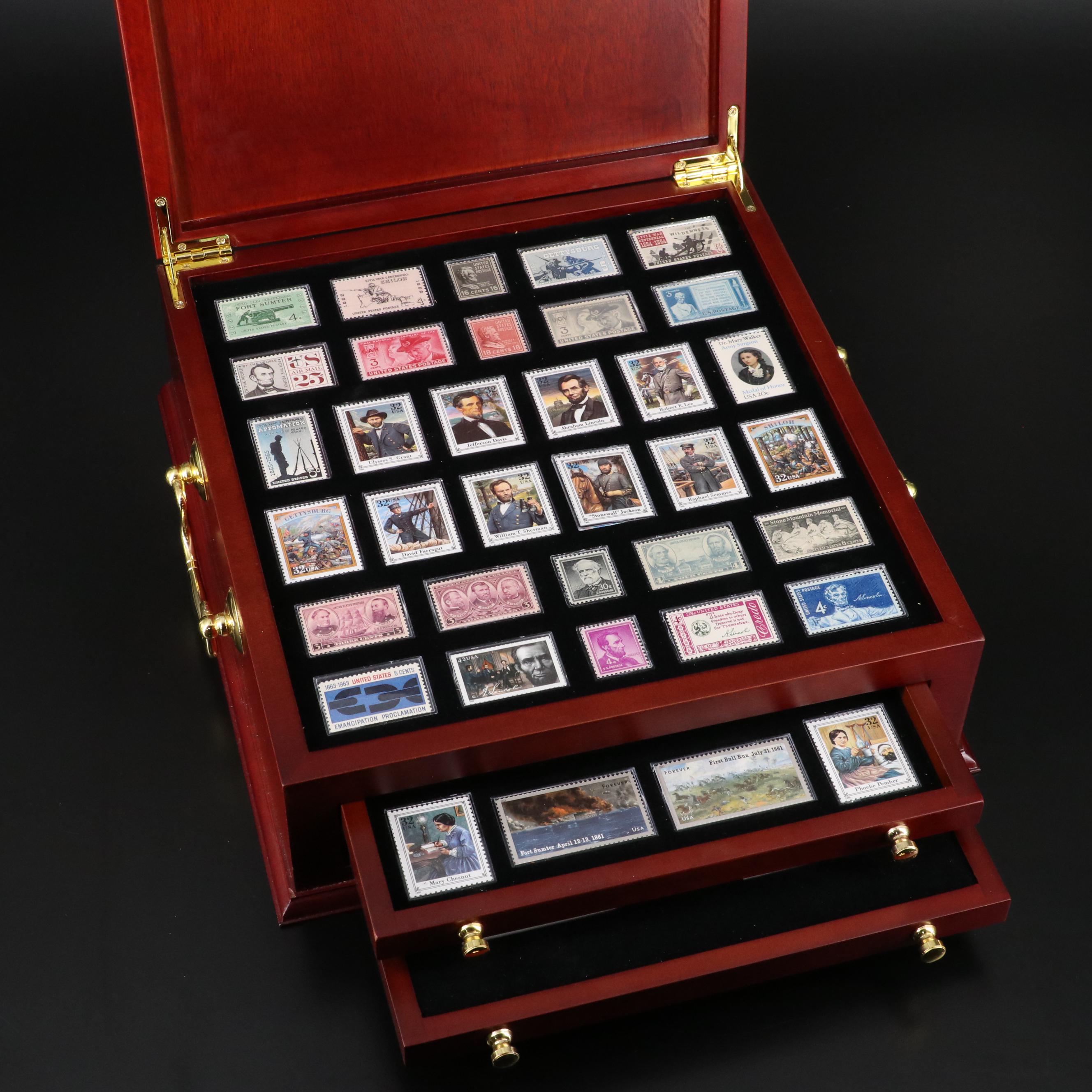 Collection of Mint U.S. Civil War Postage Stamps