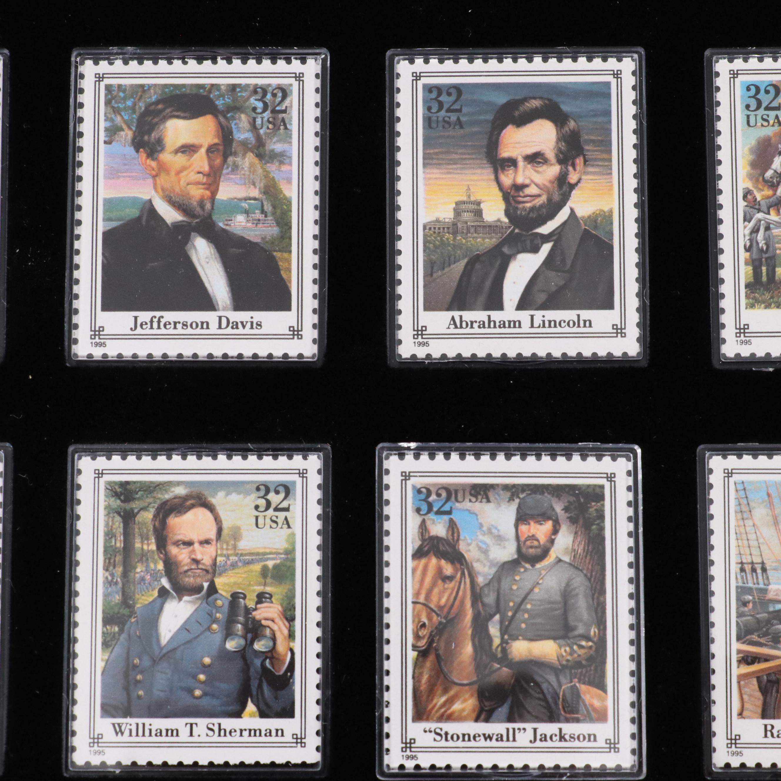 Collection of Mint U.S. Civil War Postage Stamps