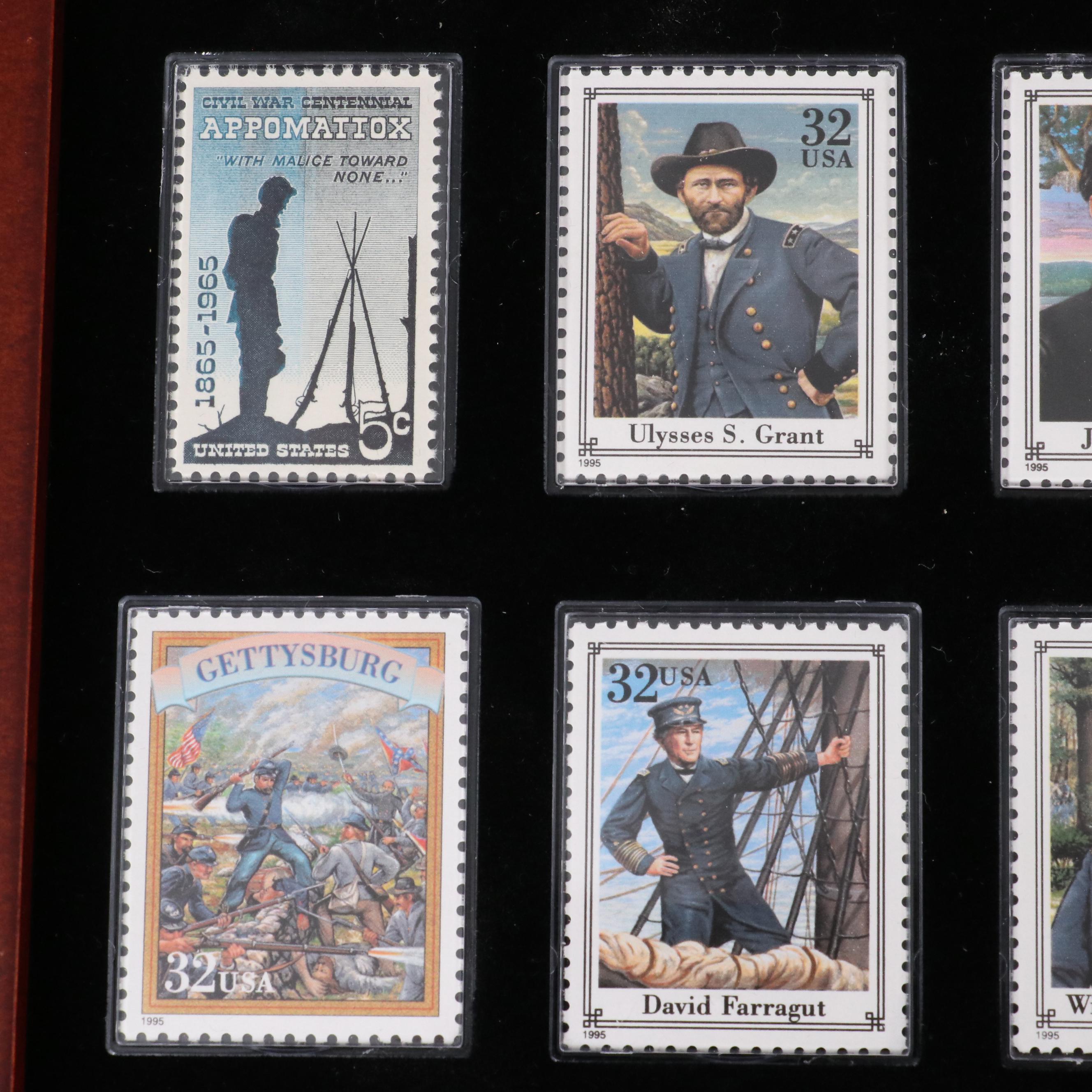 Collection of Mint U.S. Civil War Postage Stamps