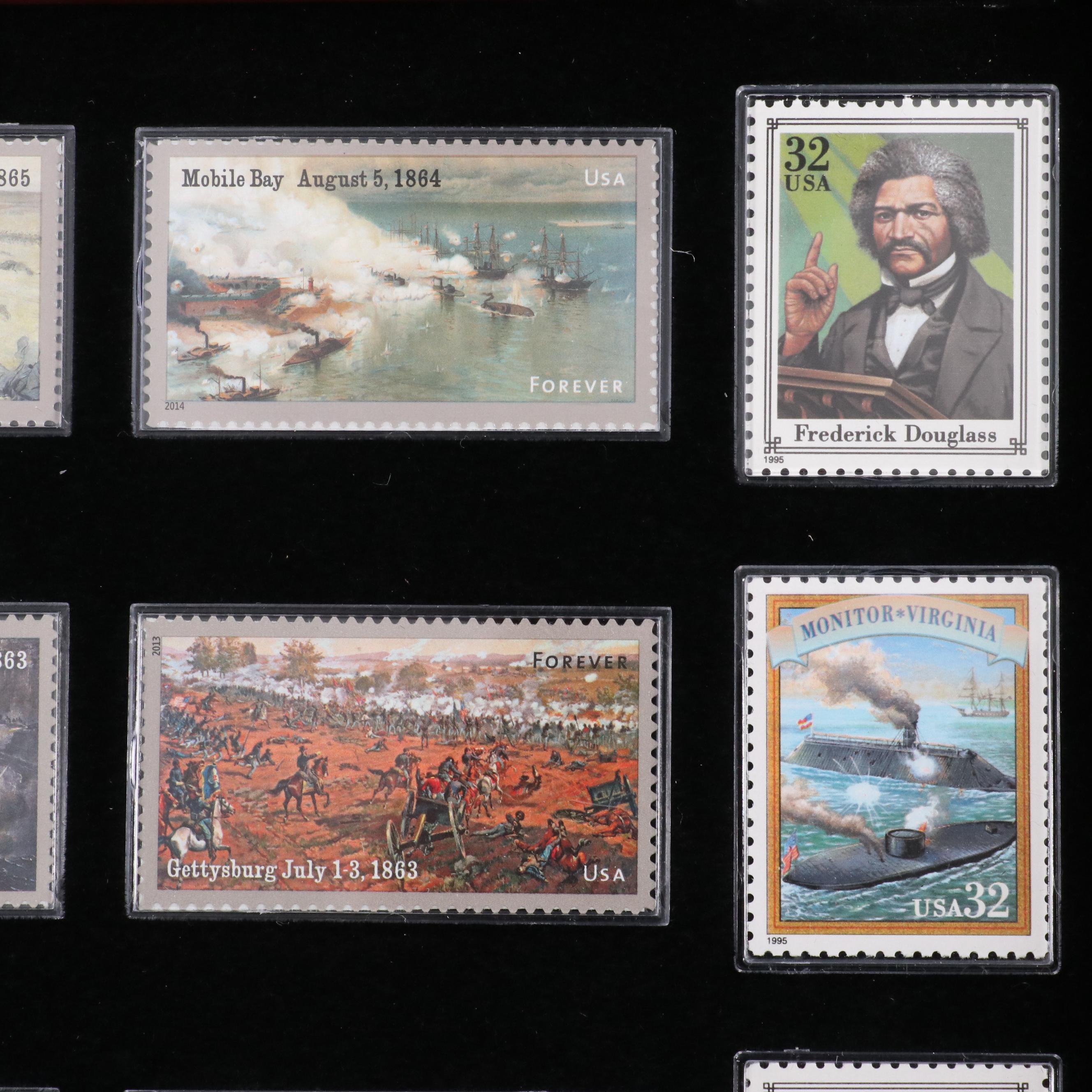 Collection of Mint U.S. Civil War Postage Stamps