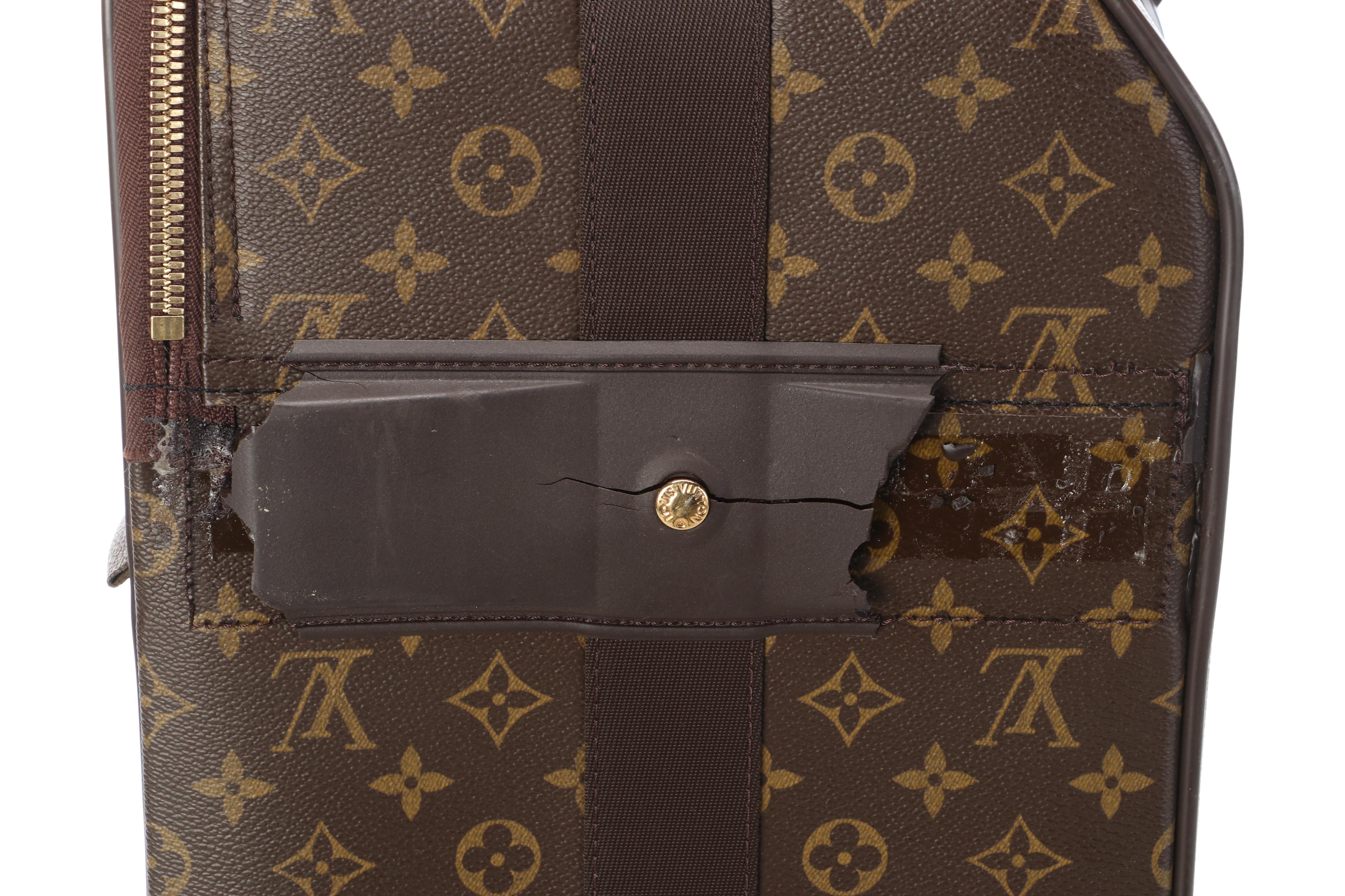 Louis Vuitton Pégase 70 Rolling Suitcase in Monogram Canvas with Pochette Clés