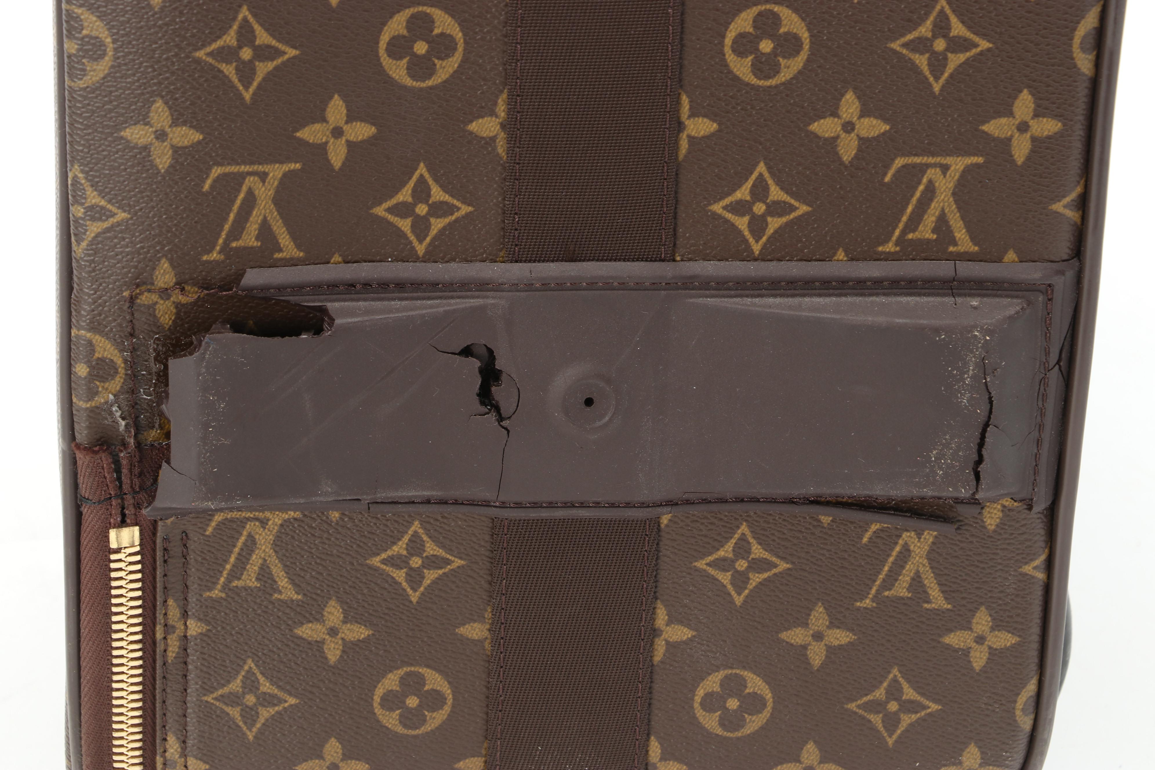 Louis Vuitton Pégase 70 Rolling Suitcase in Monogram Canvas with Pochette Clés