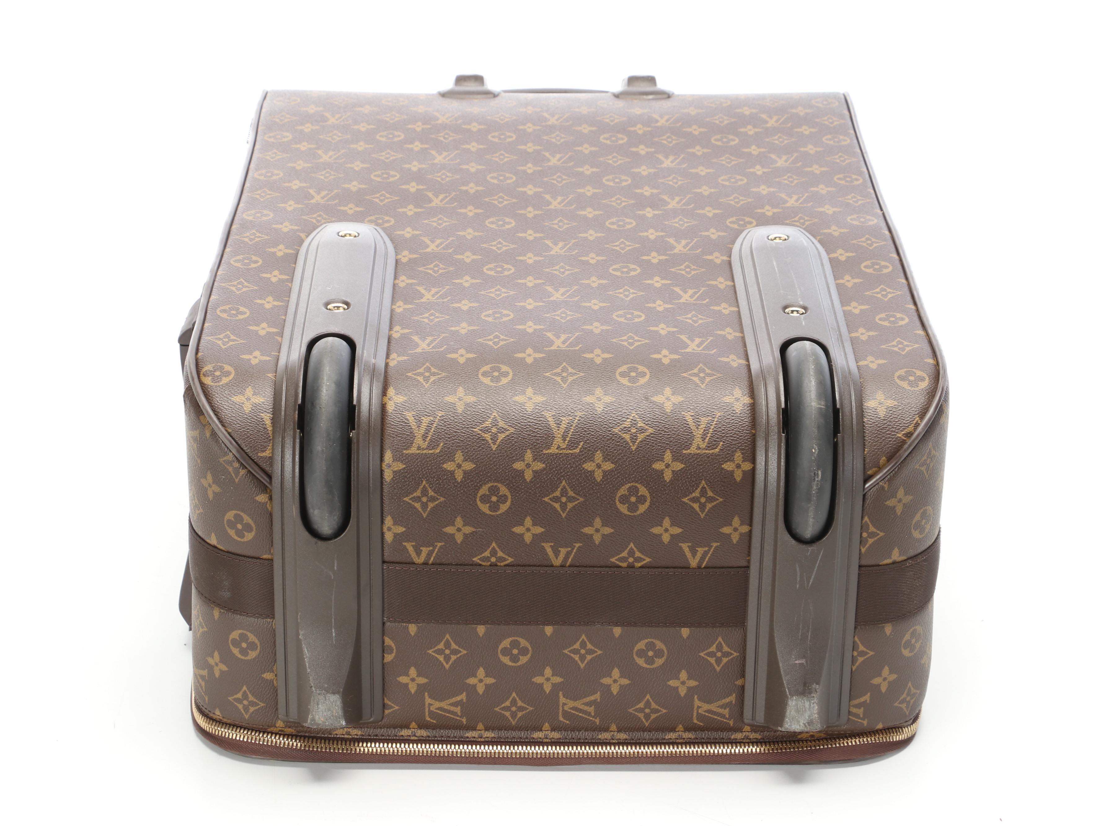 Louis Vuitton Pégase 70 Rolling Suitcase in Monogram Canvas with Pochette Clés