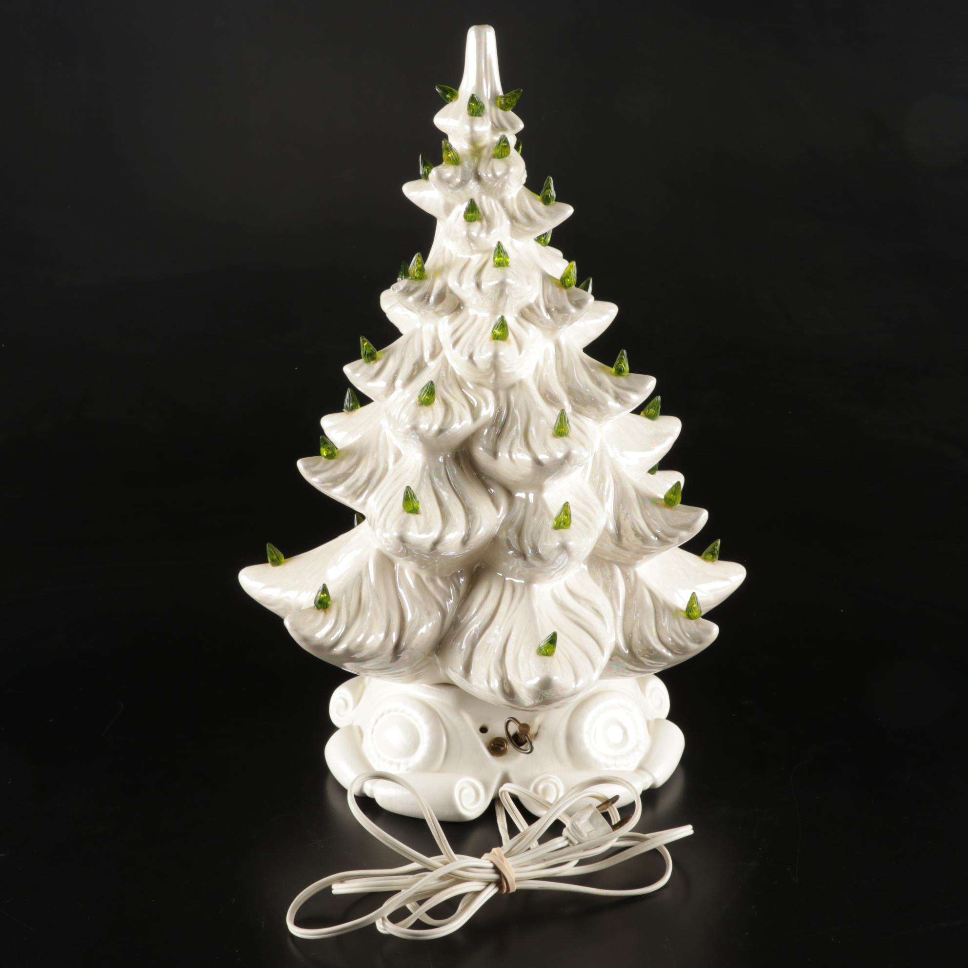 White Ceramic Christmas Tree