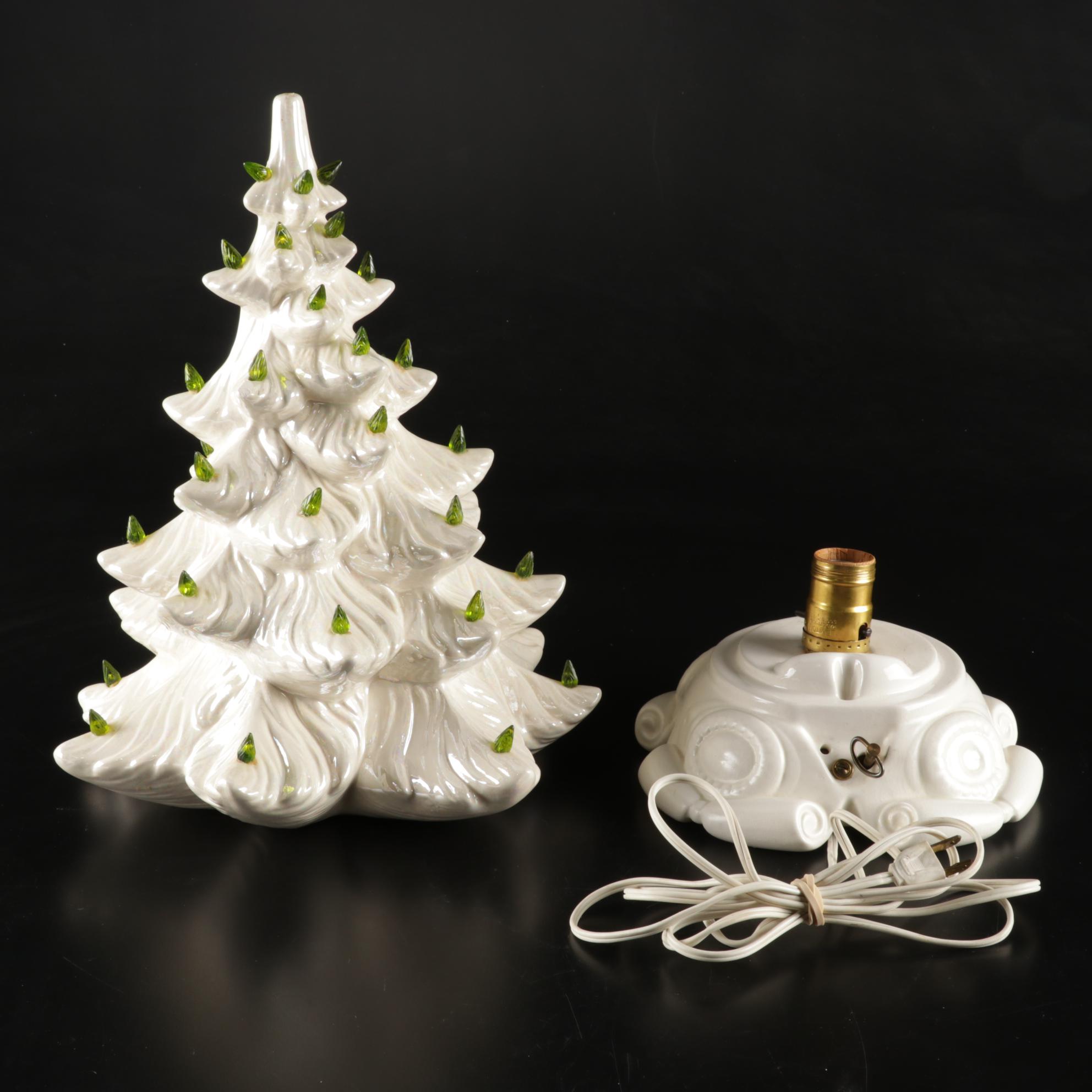 White Ceramic Christmas Tree