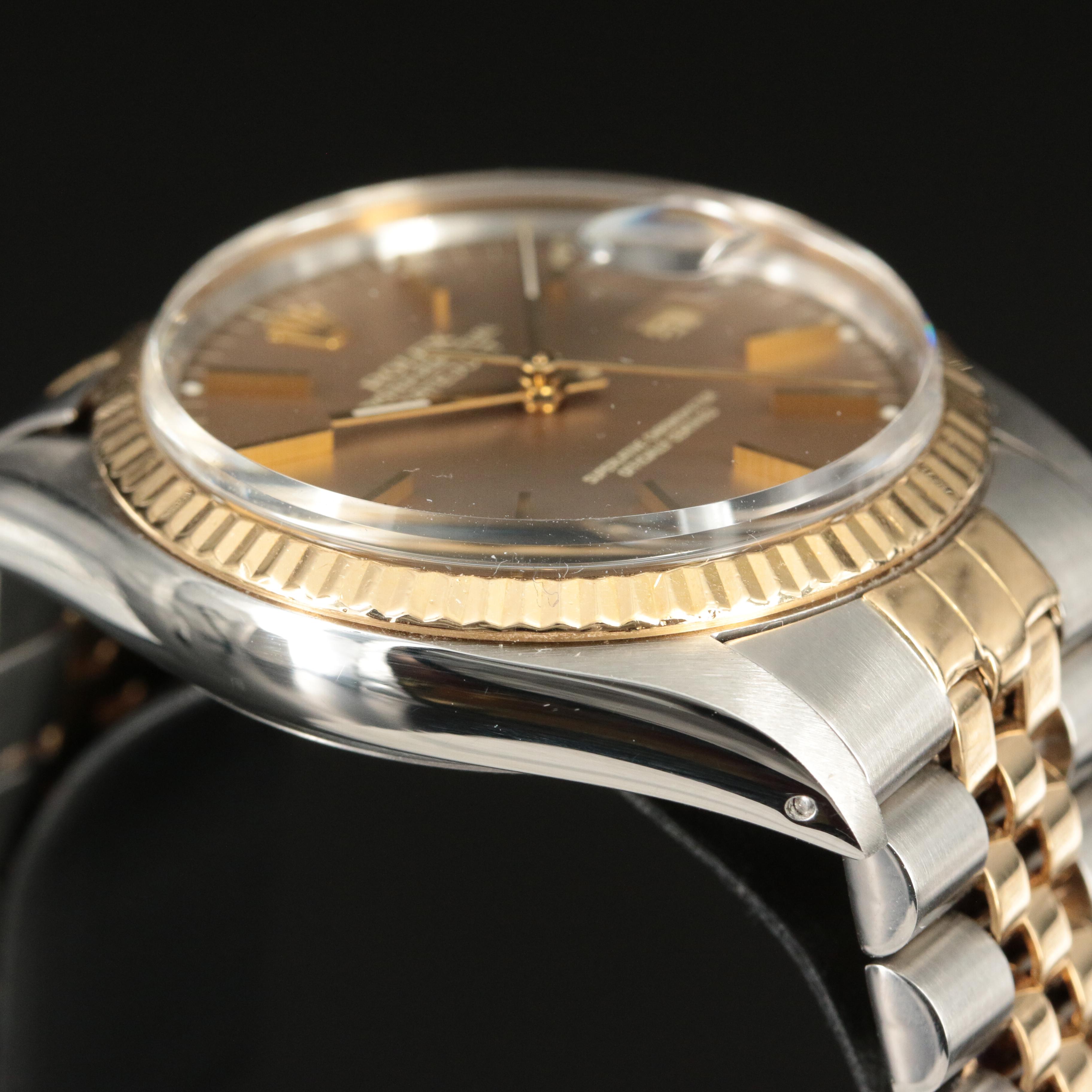 1986 Rolex Oyster Perpetual Two-Tone Datejust Watch