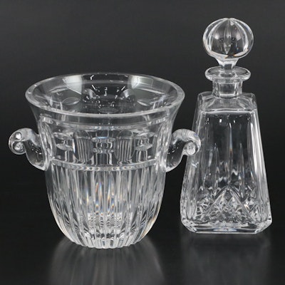 Waterford Crystal "Lismore" Liquor Decanter with Other Wine Bucket