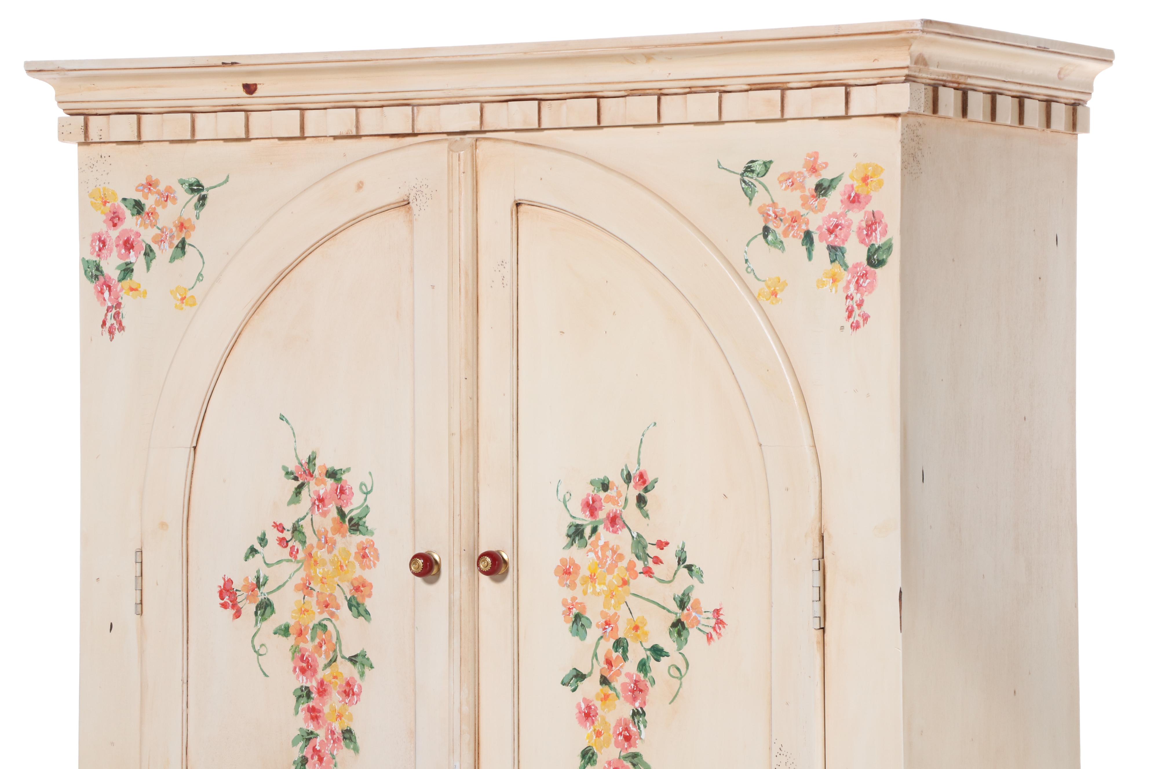 Alexvale Furniture French Provincial Style HandPainted TV Armoire EBTH