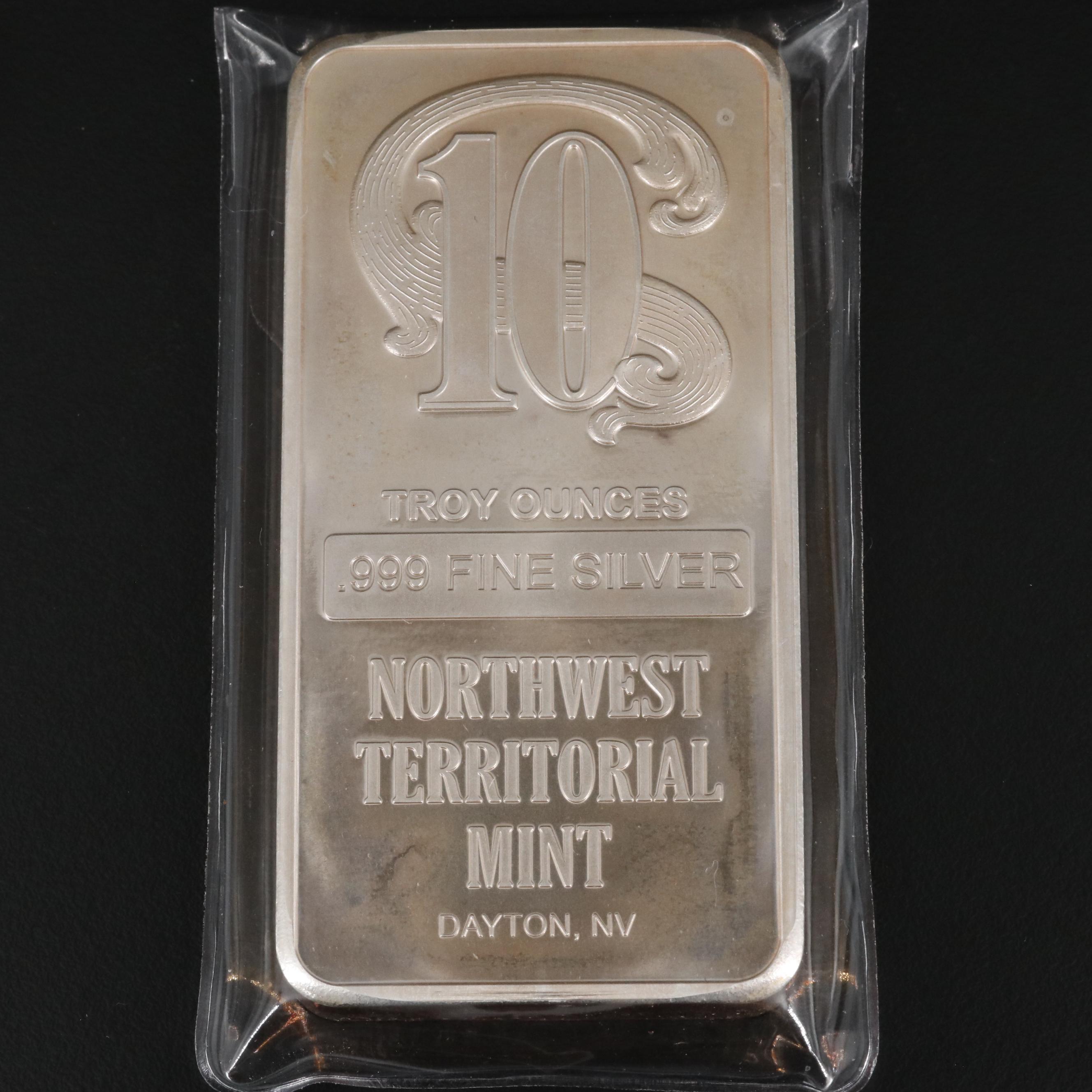Northwest Territorial Mint 10-Ounce Fine Silver Bar
