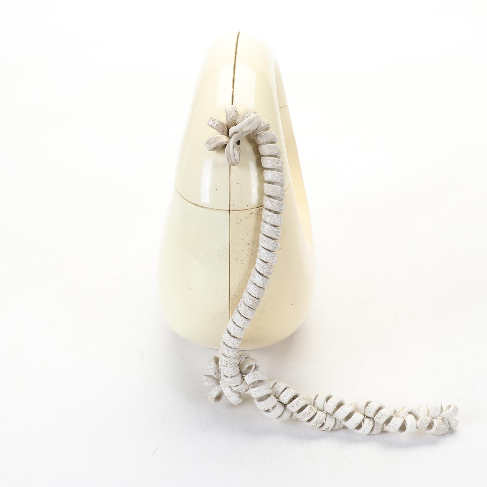 Western Electric Cream Colored "Sculptura" Telephone, 1970s