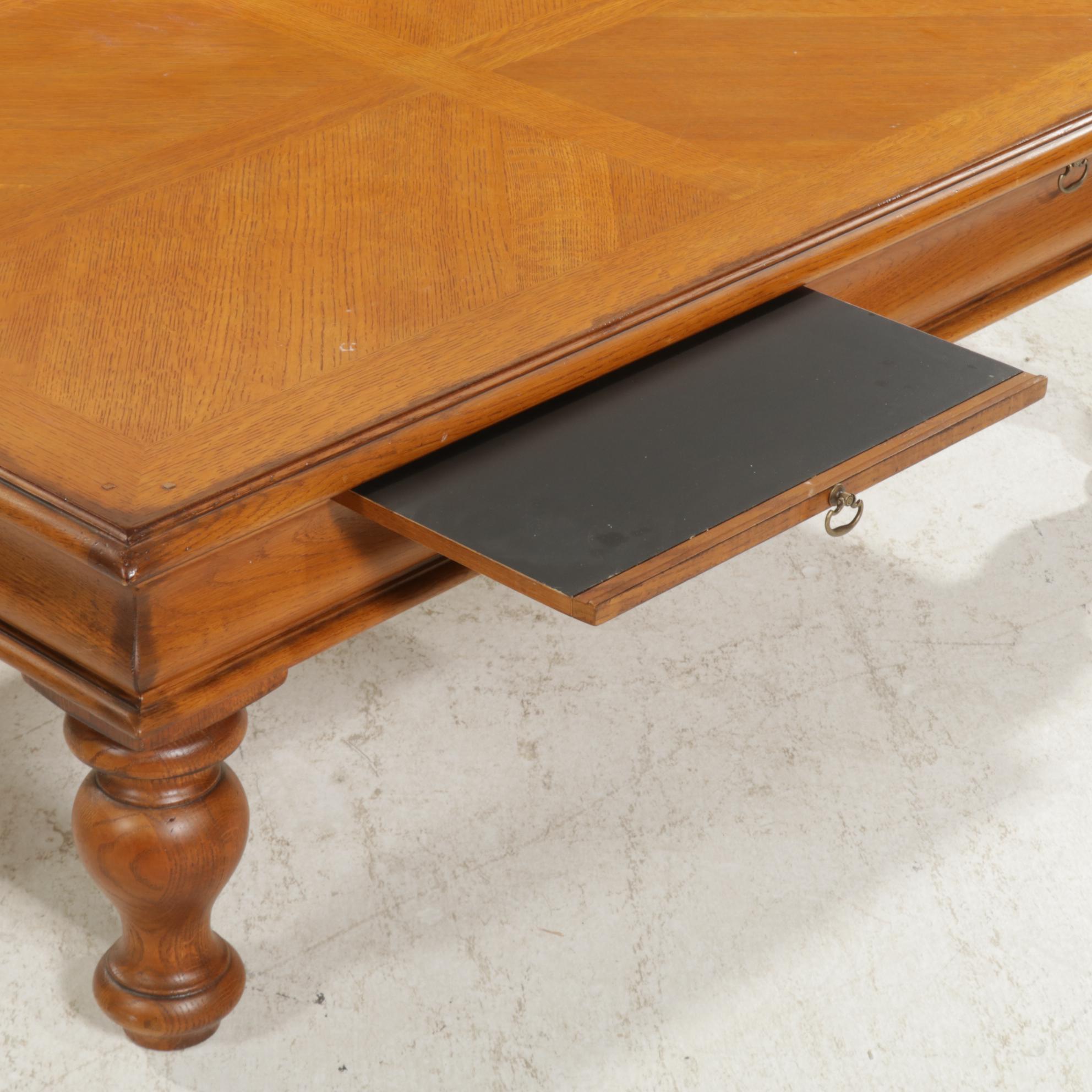 Drexel-Heritage "Royal Country Retreats" Oak Coffee Table