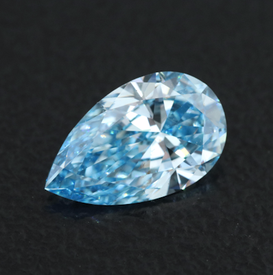 Loose 1.00 CT Lab Grown Fancy Blue Diamond