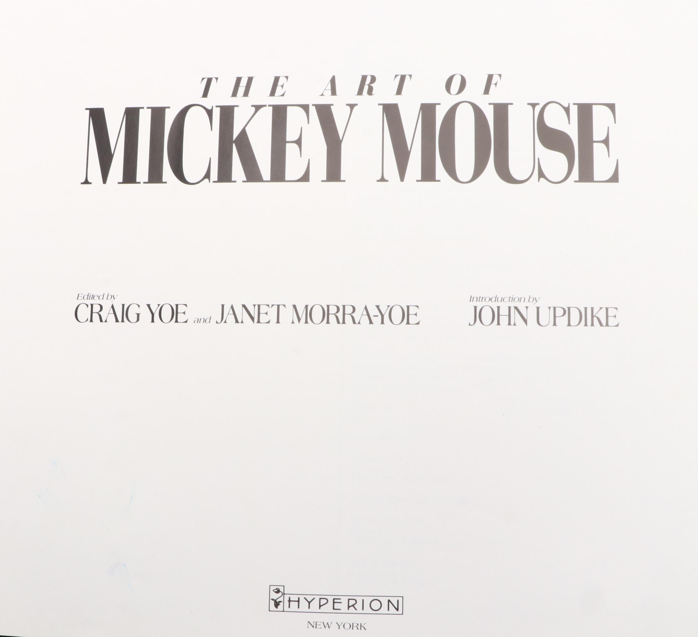 "The Art of Mickey Mouse" Edited by Craig Yoe and Janet Morra-Yoe and More Books