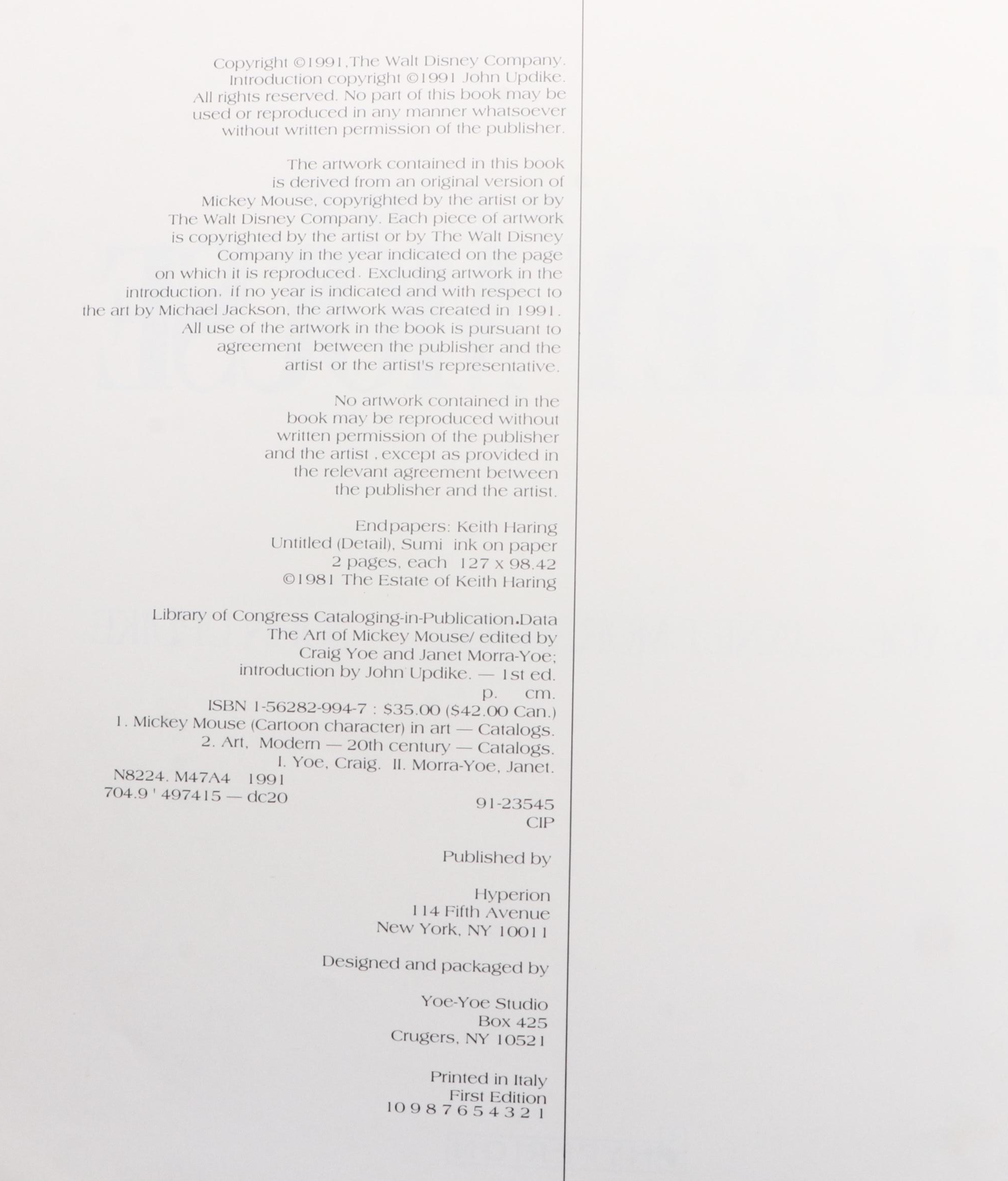 "The Art of Mickey Mouse" Edited by Craig Yoe and Janet Morra-Yoe and More Books