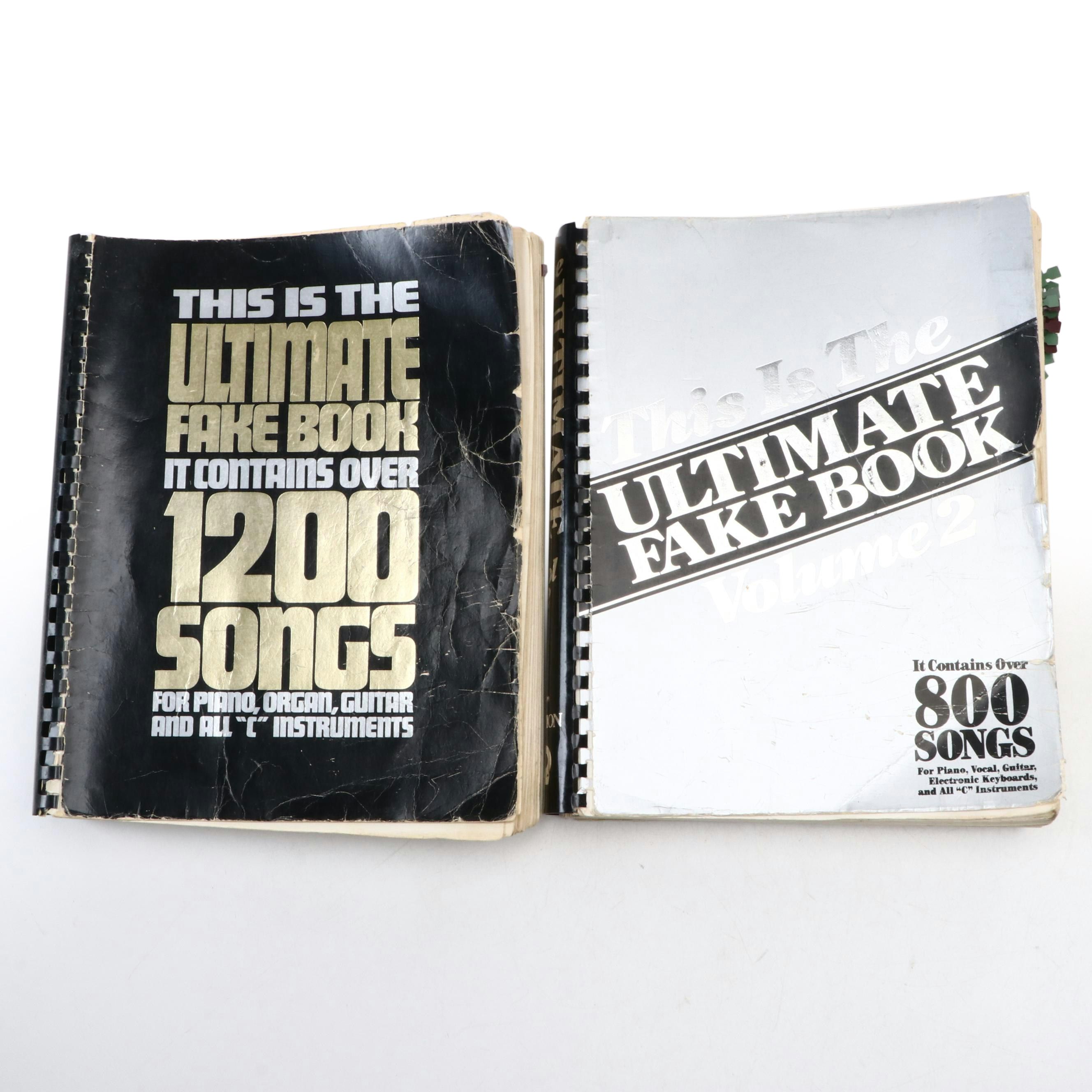 "The Ultimate Fake Book" Sheet Music Reference Books