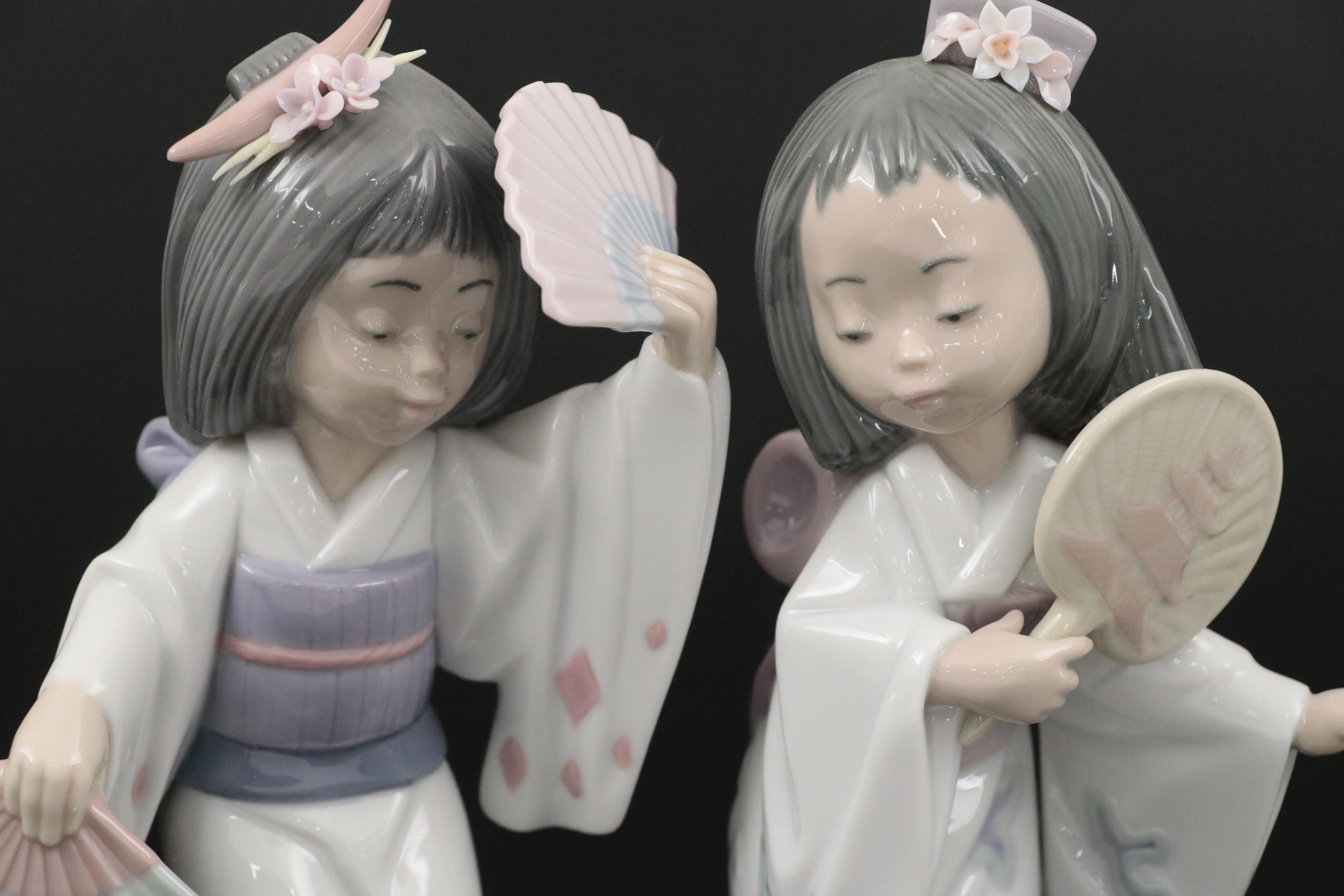 Lladró "Oriental Dance" and Other Lladró Porcelain Figurines