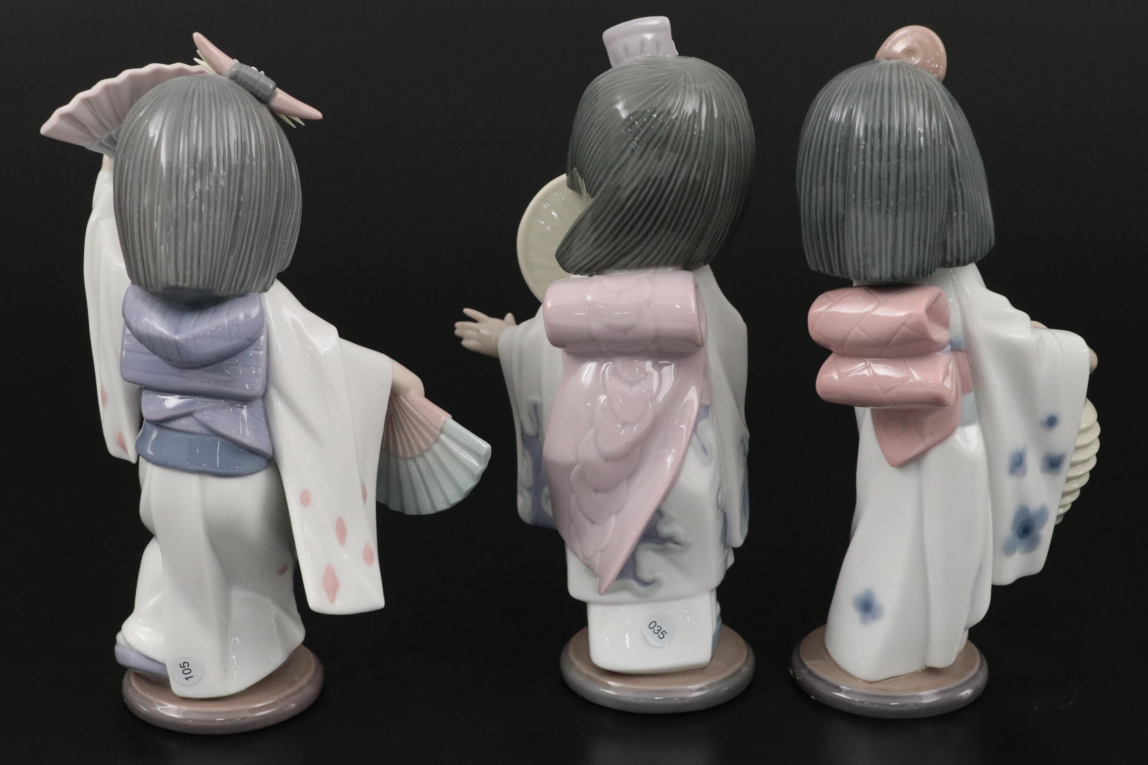 Lladró "Oriental Dance" and Other Lladró Porcelain Figurines