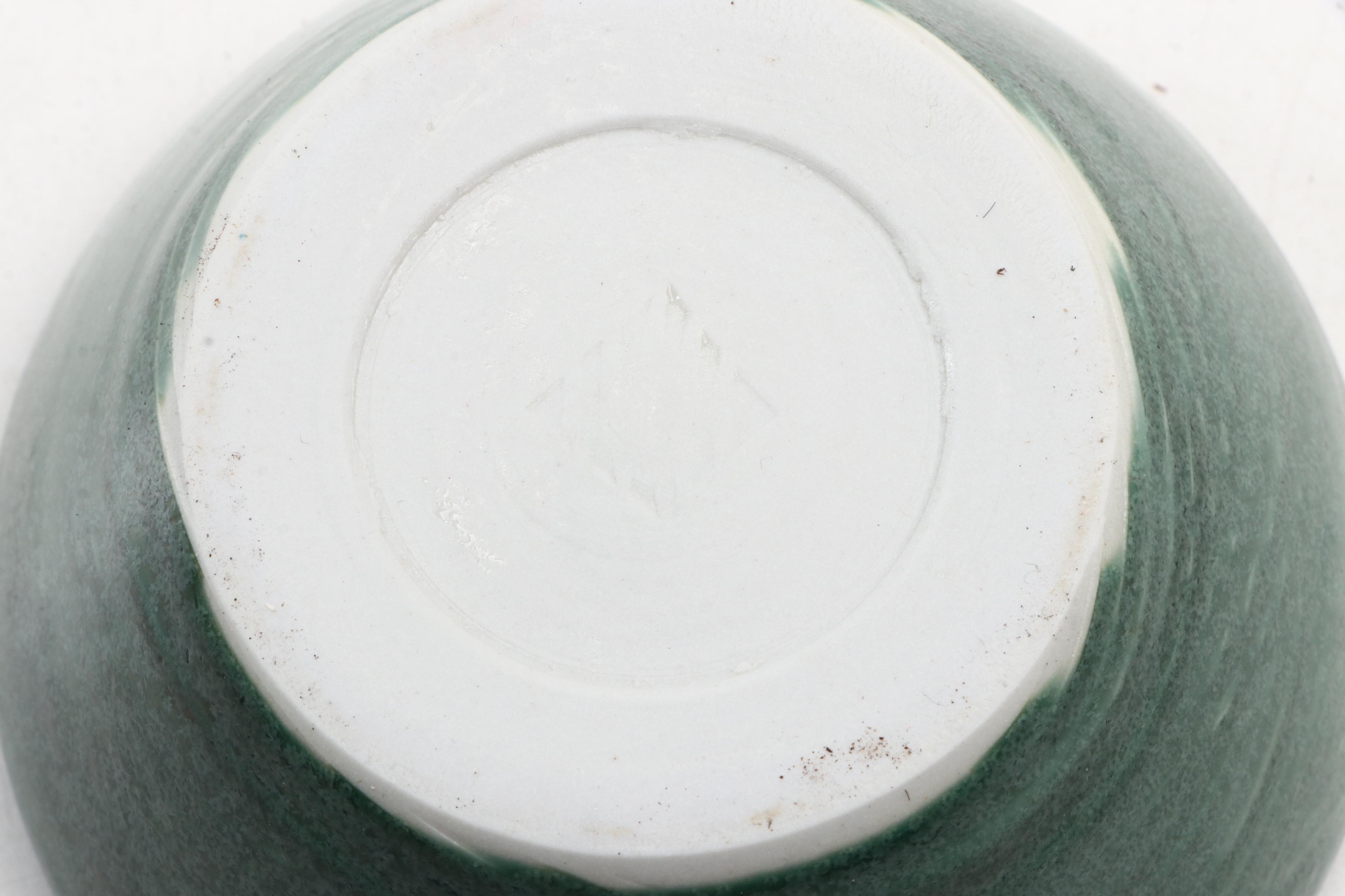 Japanese Wheel Thrown Bowl and Pottery Vases and Planter