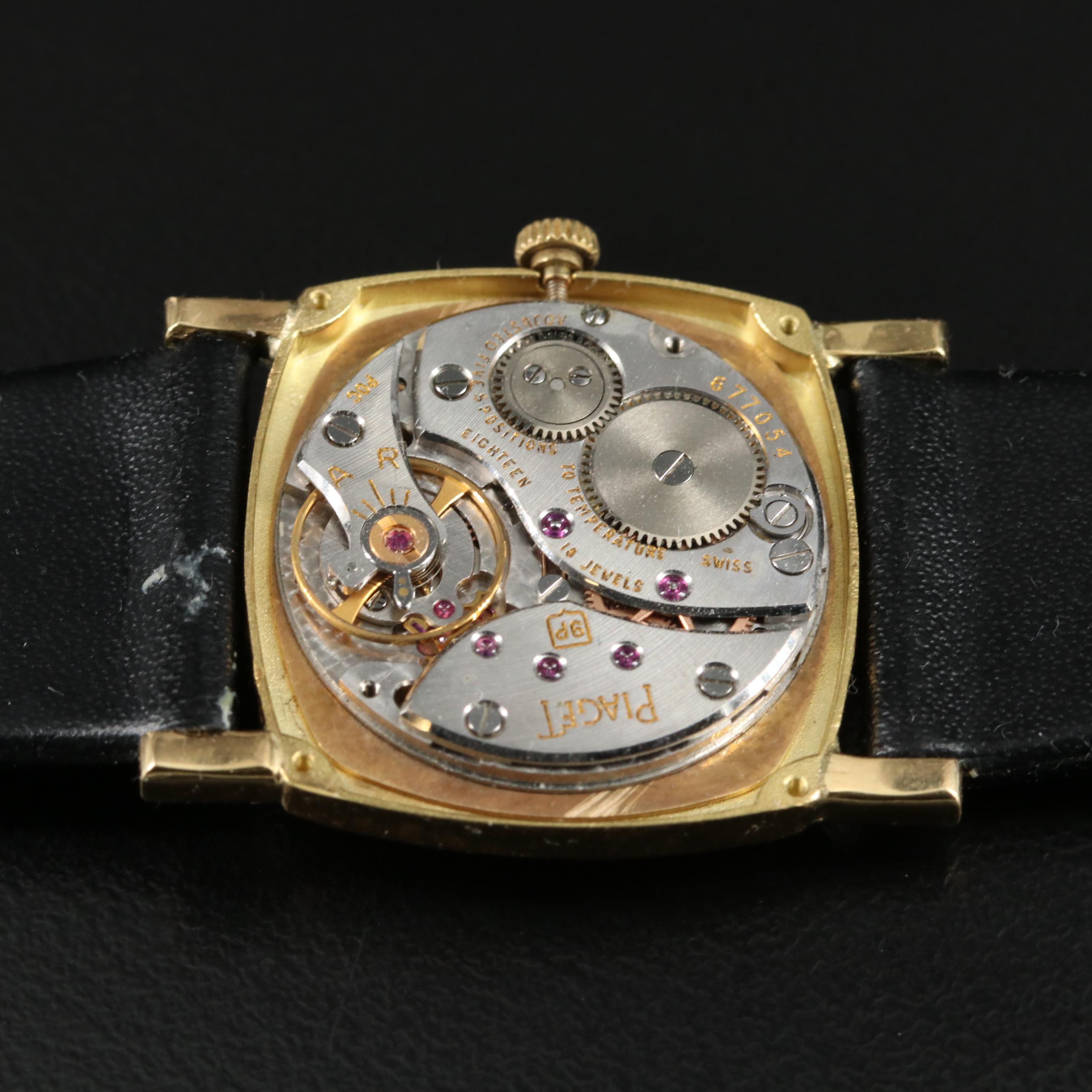 Vintage 18K Tiffany & Co. Piaget Custom Manual Wind Watch